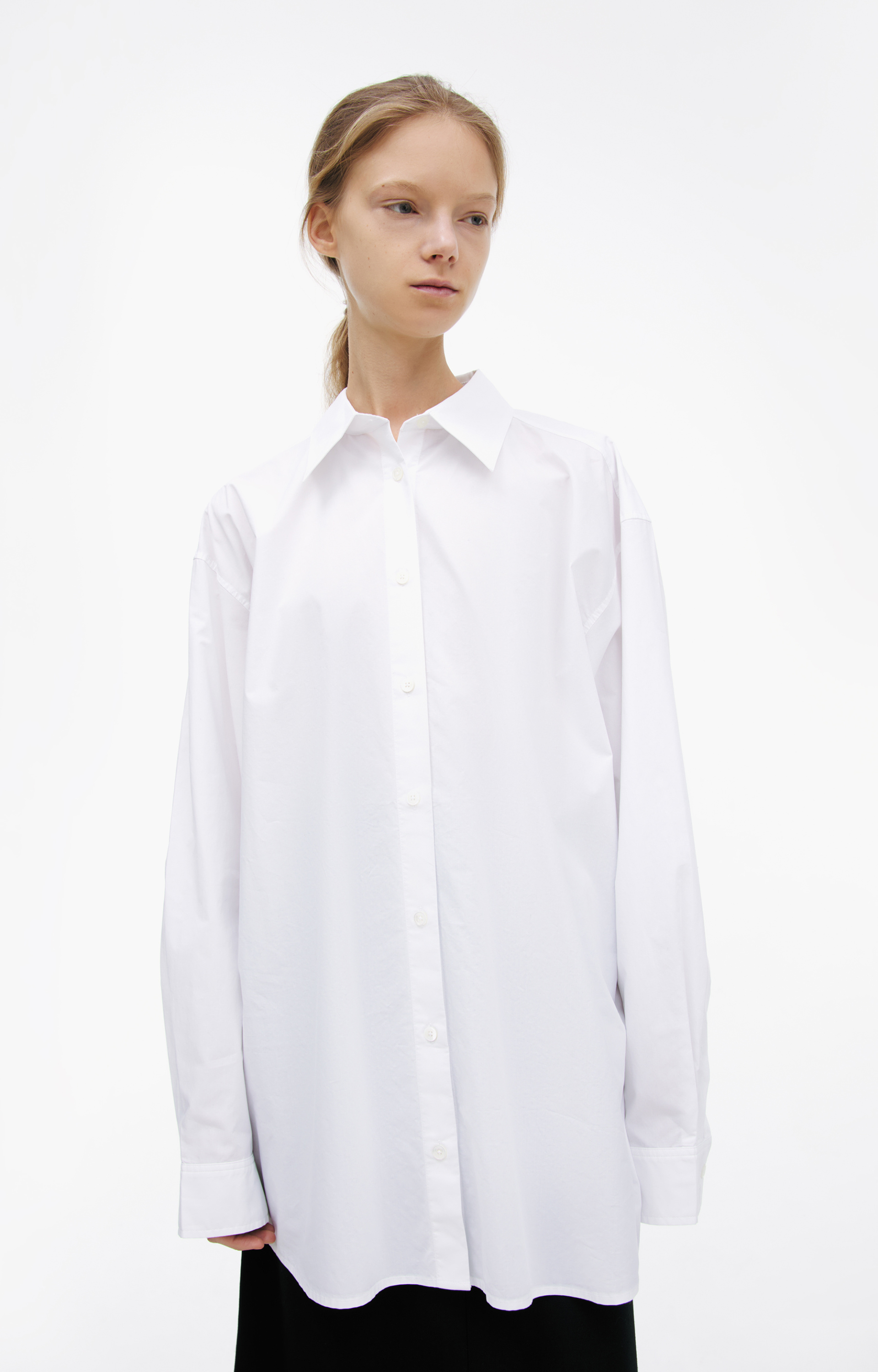 TOTEME Хлопковая рубашка на пуговицах