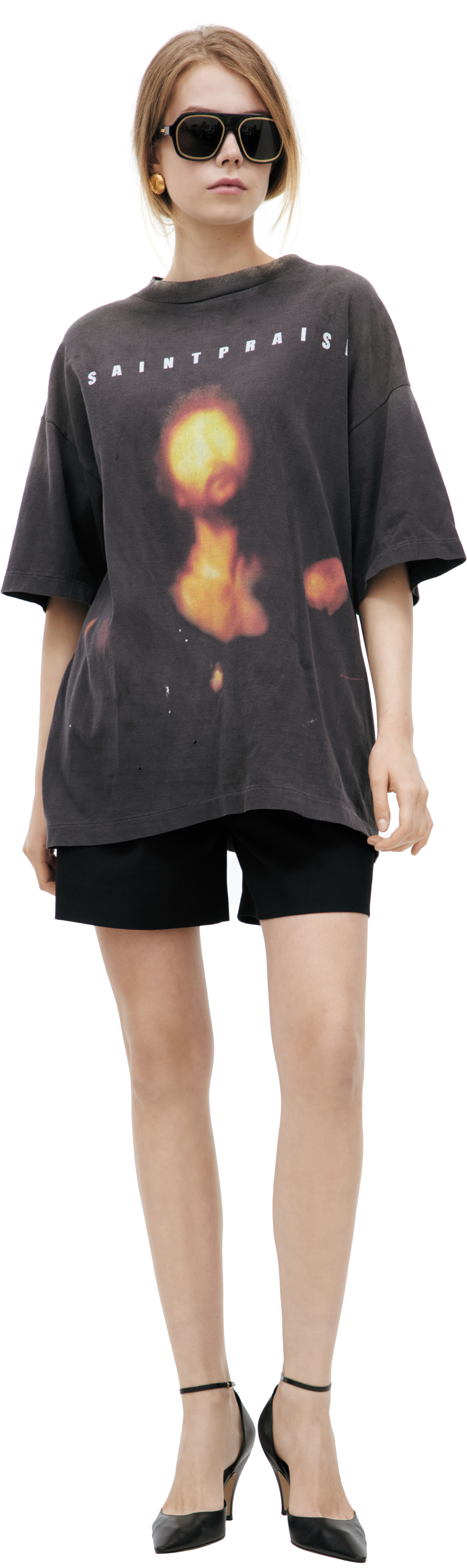 Saint Mxxxxxx Футболка с принтом SaintPraise