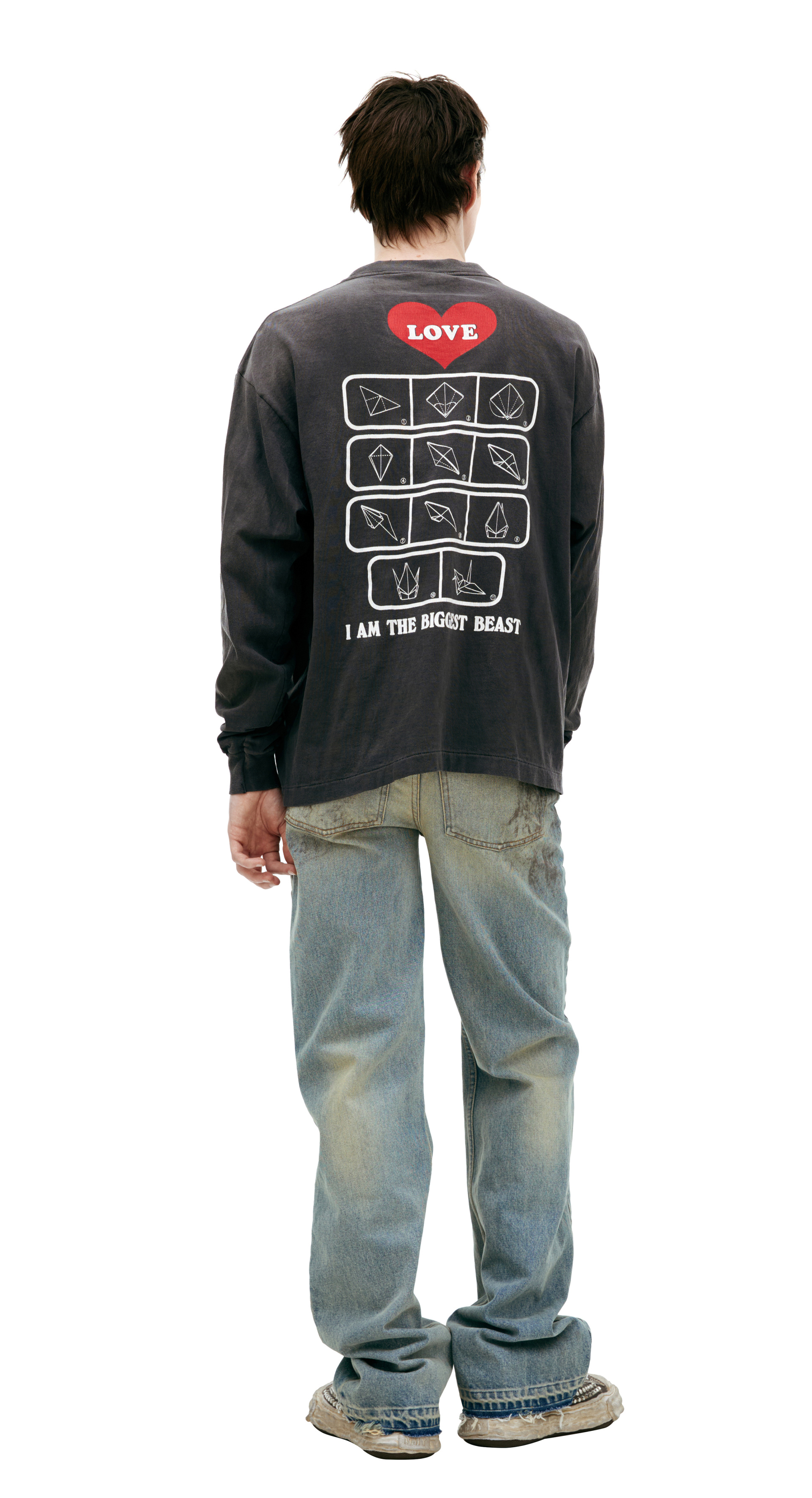 Saint Mxxxxxx Лонгслив с принтом \'LOVE\'