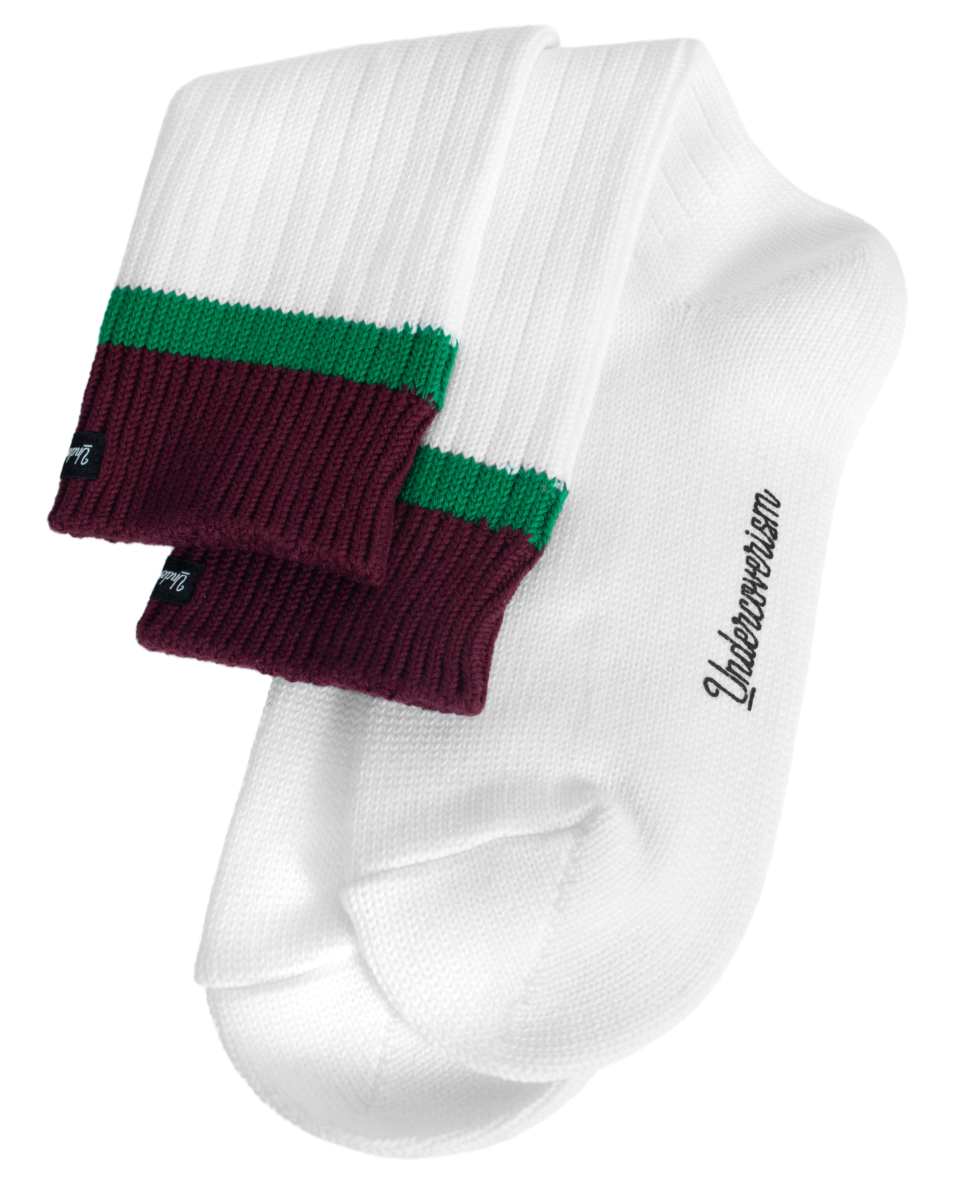 Undercover Белые носки с нашивкой