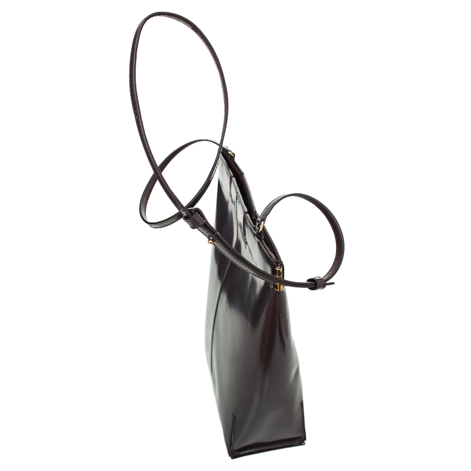 PETER DO Сумка Hinged из лакированной кожи