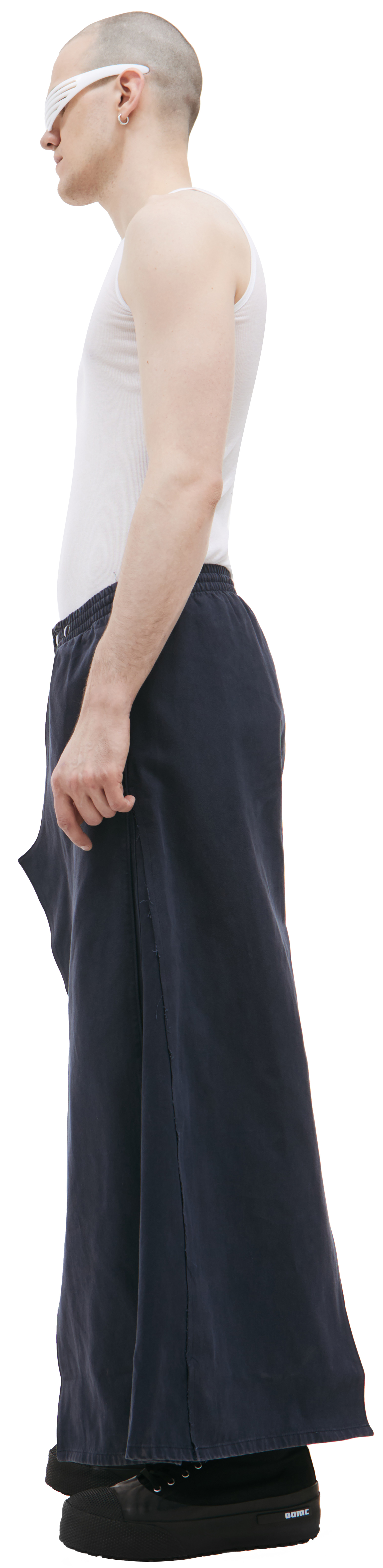 PROTOTYPES Асимметричные брюки Prototypes x Yeezy Gap Engineered на запахе