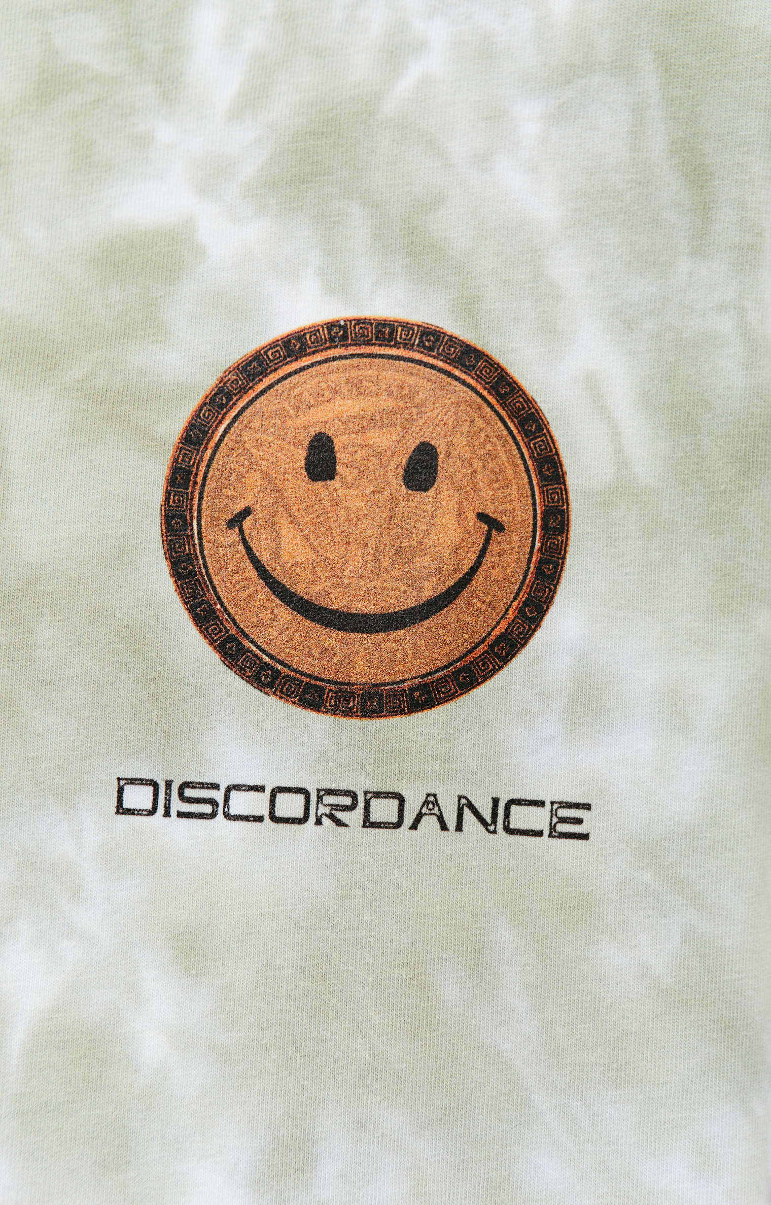 Children of the discordance Футболка тай дай с принтом