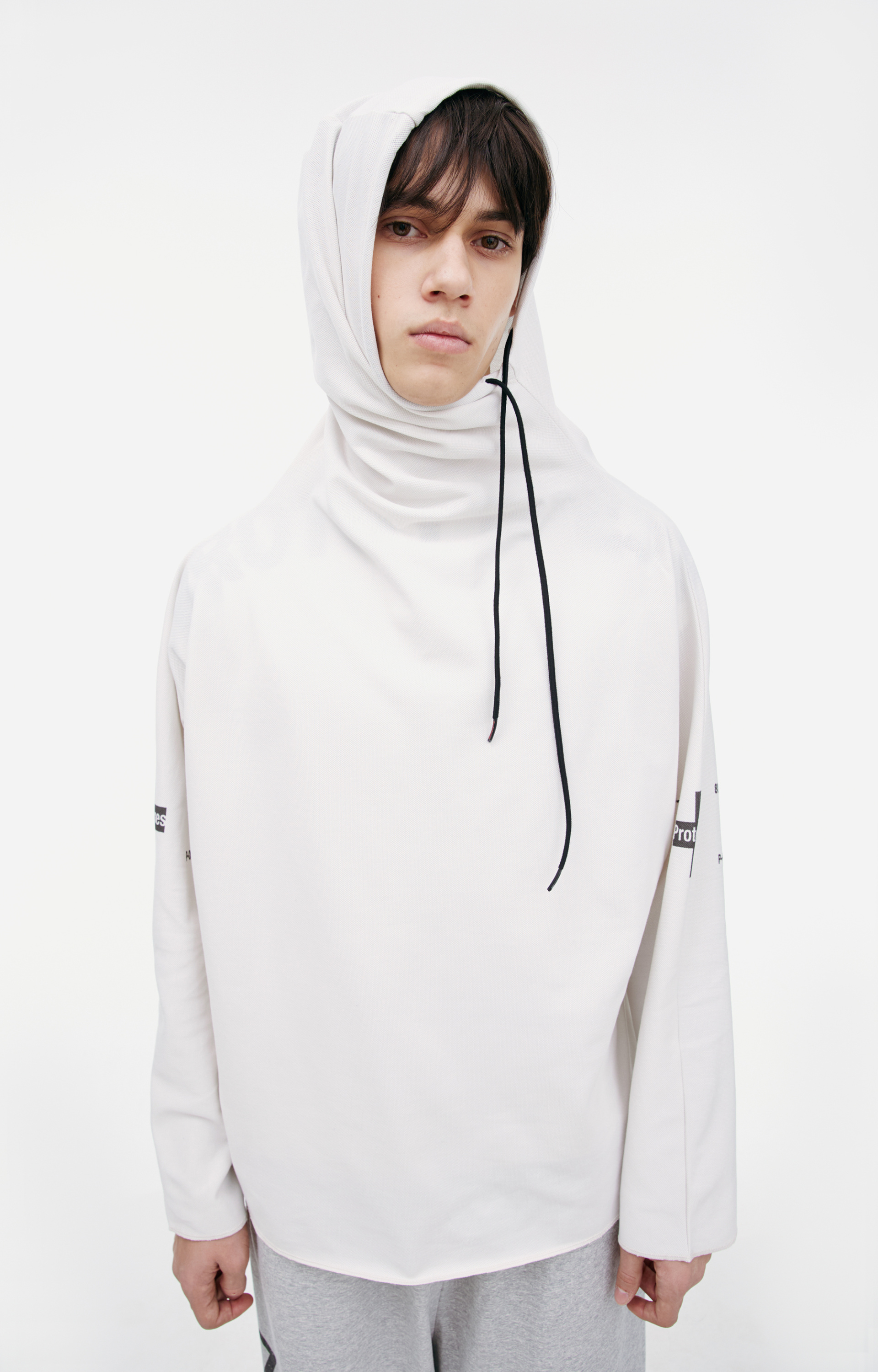 PROTOTYPES Худи с вышивкой на рукавах