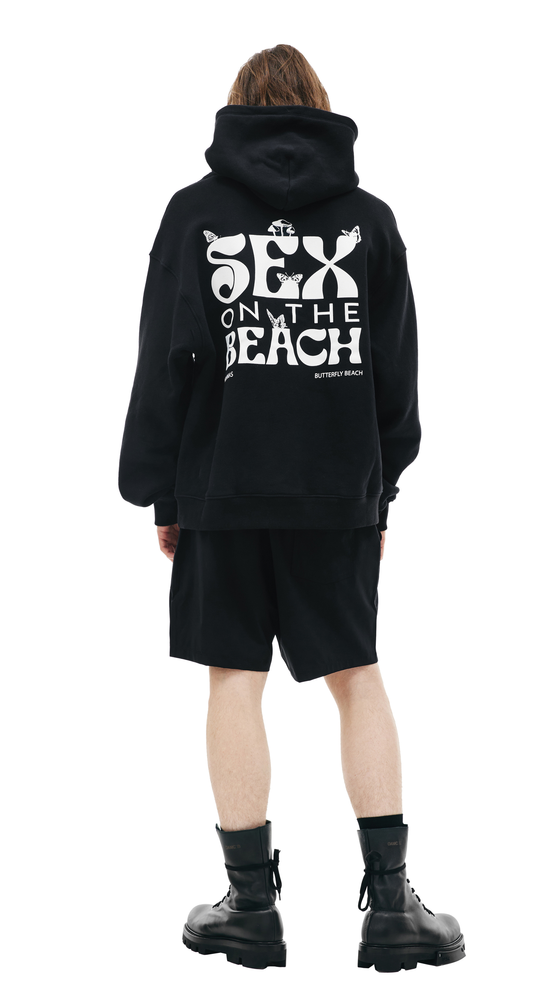 Nahmias Оверсайз худи с принтом