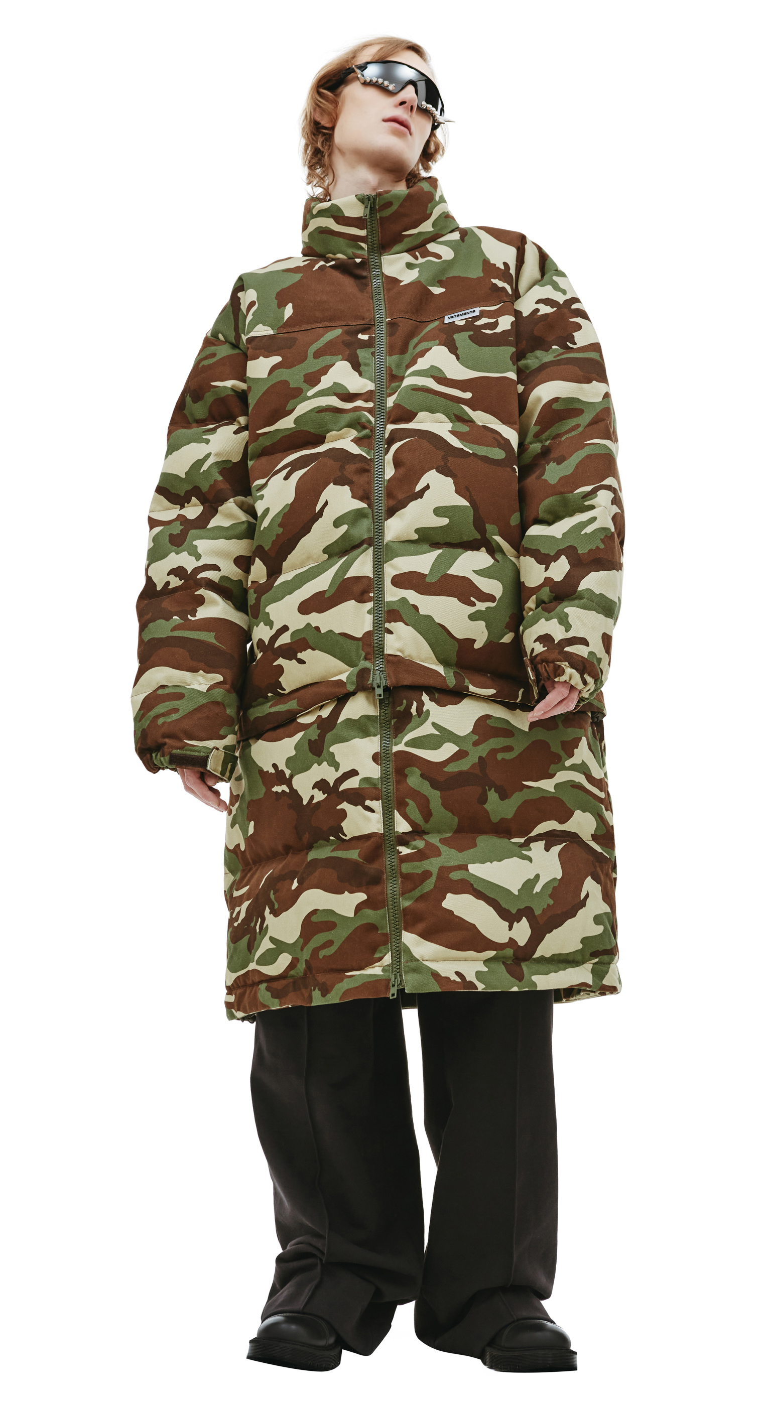 VETEMENTS Длинный пуховик - трансформер