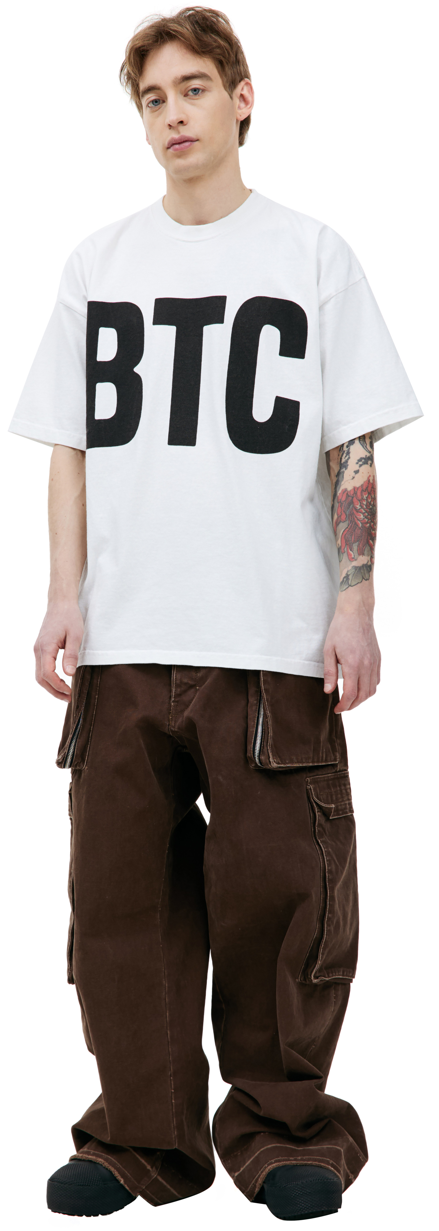 Satoshi Nakamoto Футболка с принтом BTC