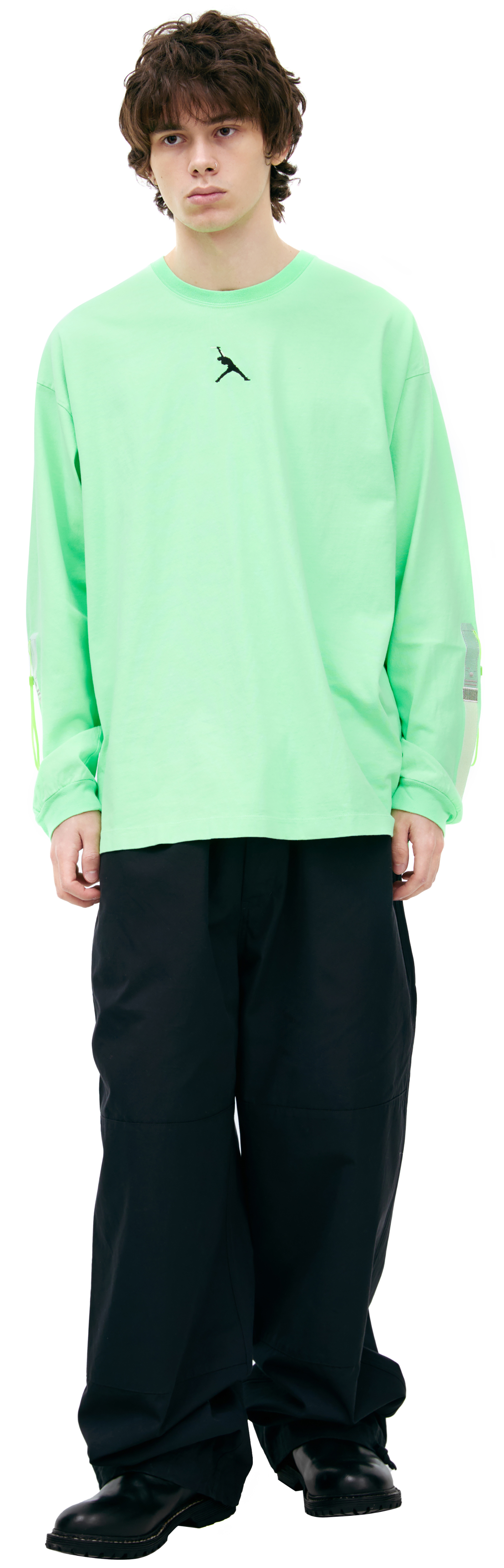 Doublet Хлопковый лонгслив с принтом