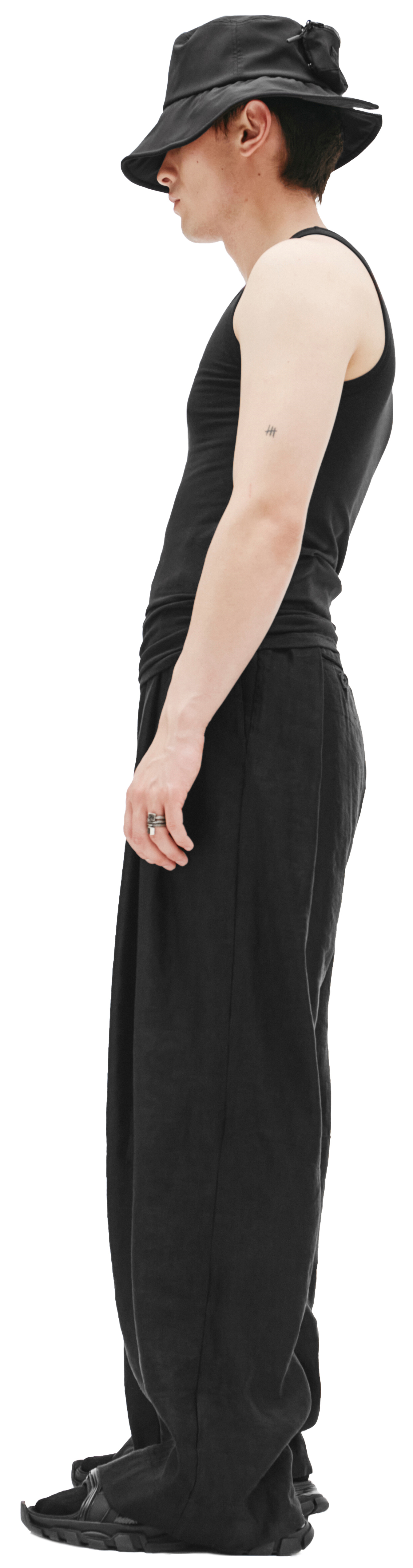 Balenciaga Черная майка из хлопка