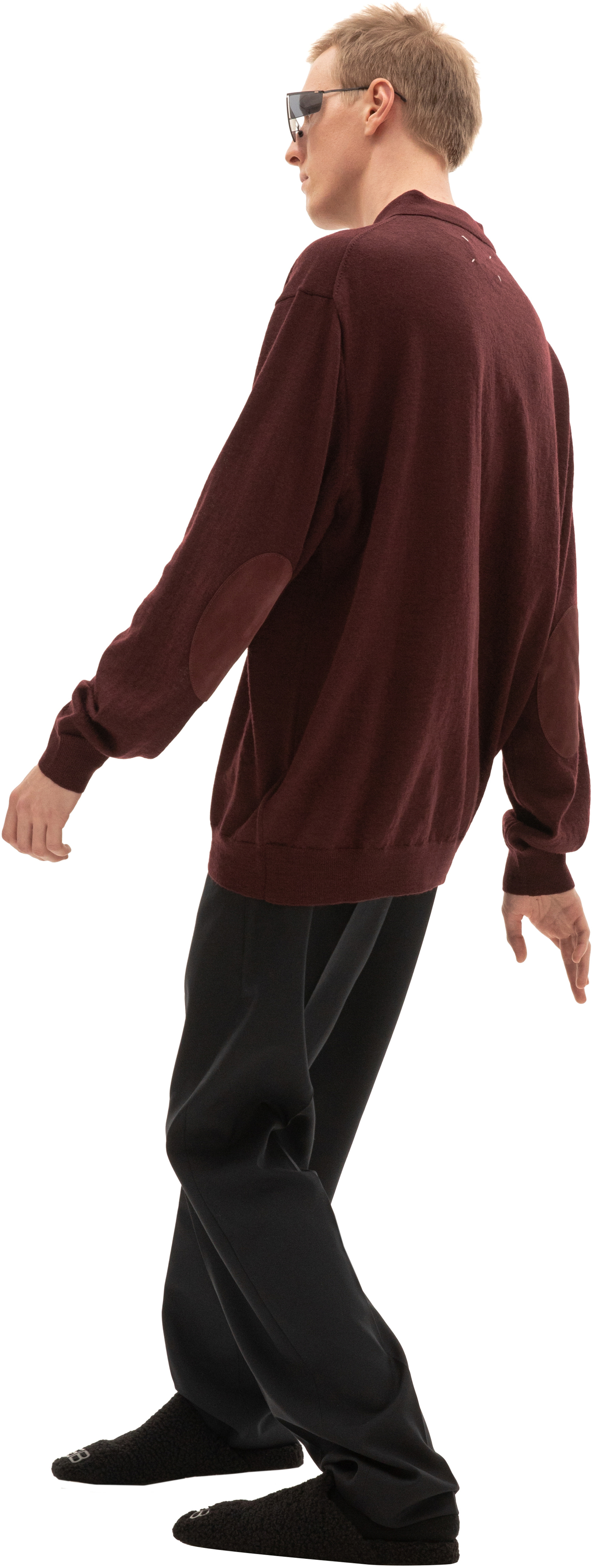 Maison Margiela Поло С Заплатками На Локтях