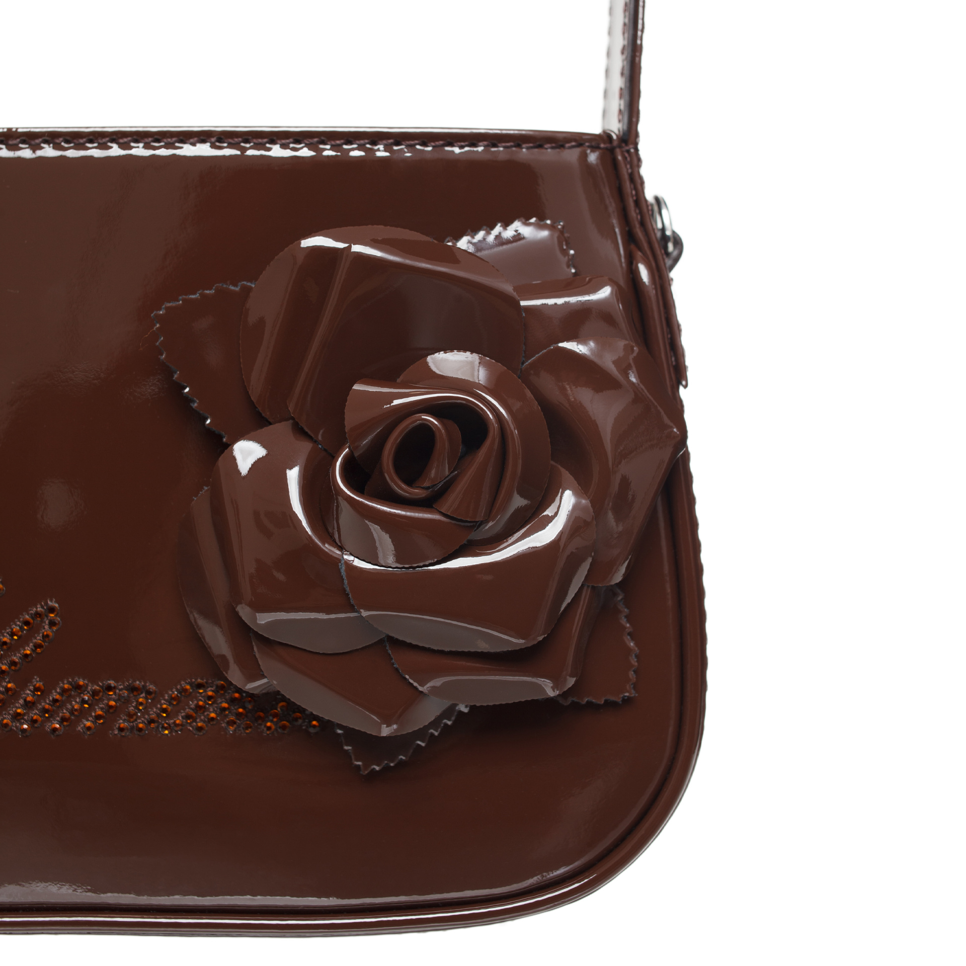 Blumarine Сумка Borsa mini из лакированной кожи