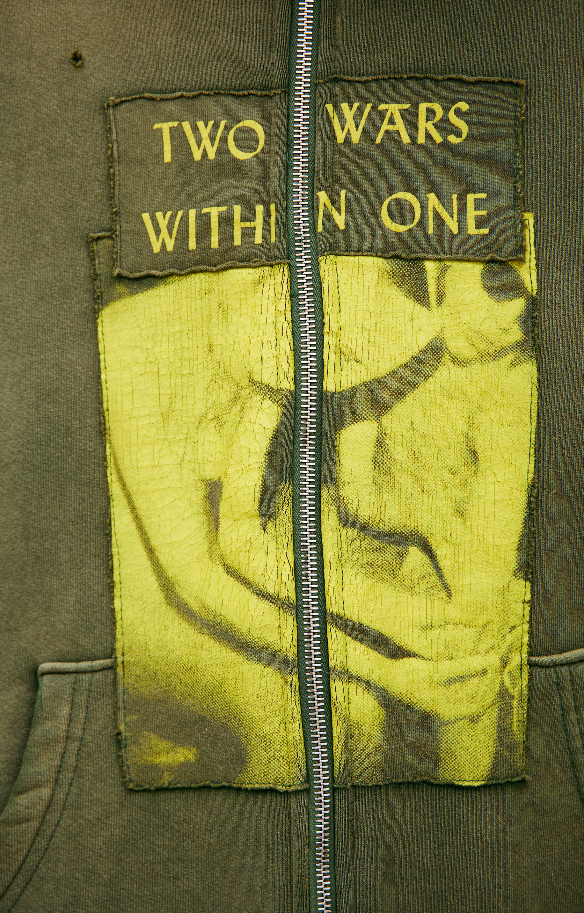 Enfants Riches Déprimés Хаки худи на молнии