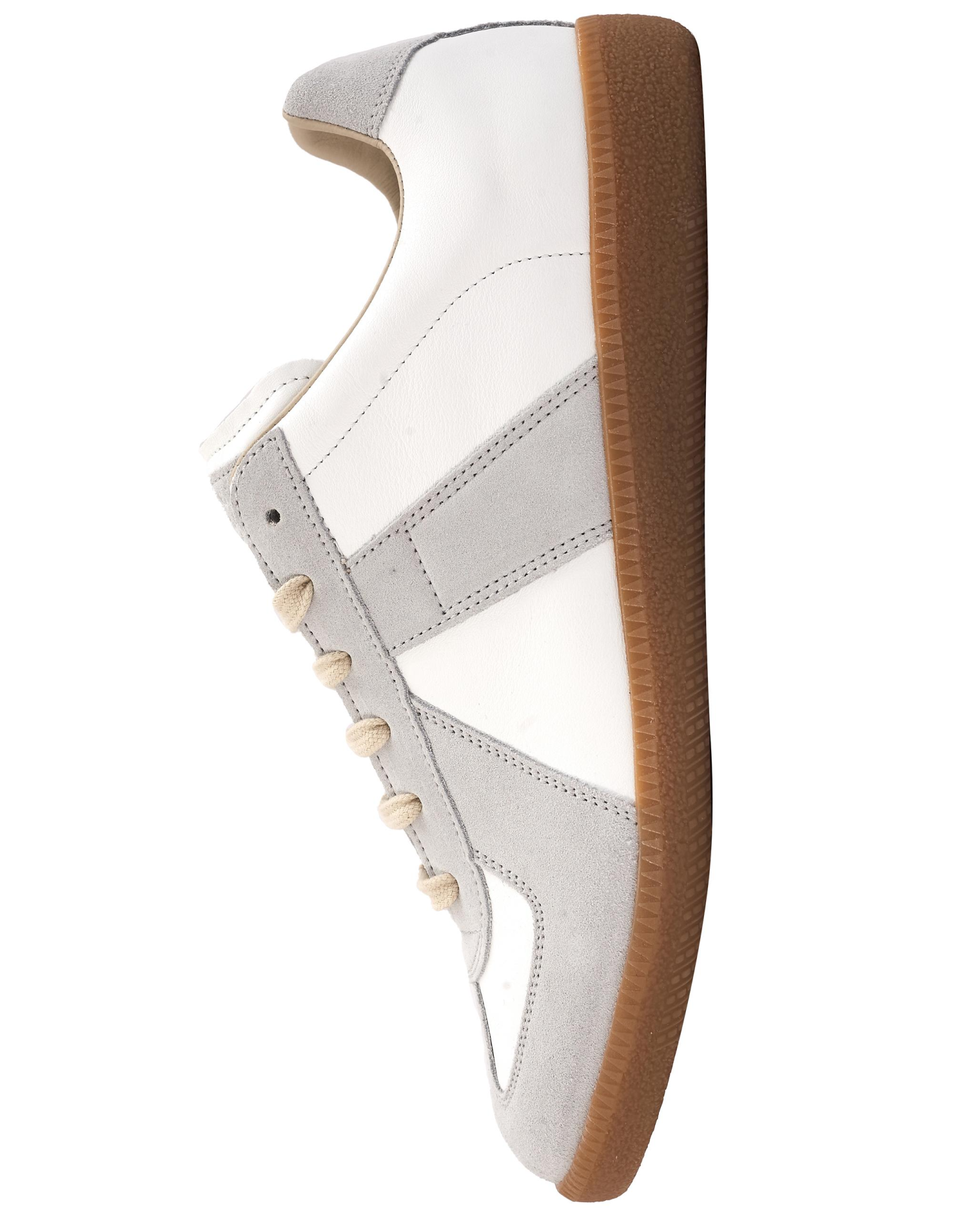 Maison Margiela Белые кроссовки из кожи