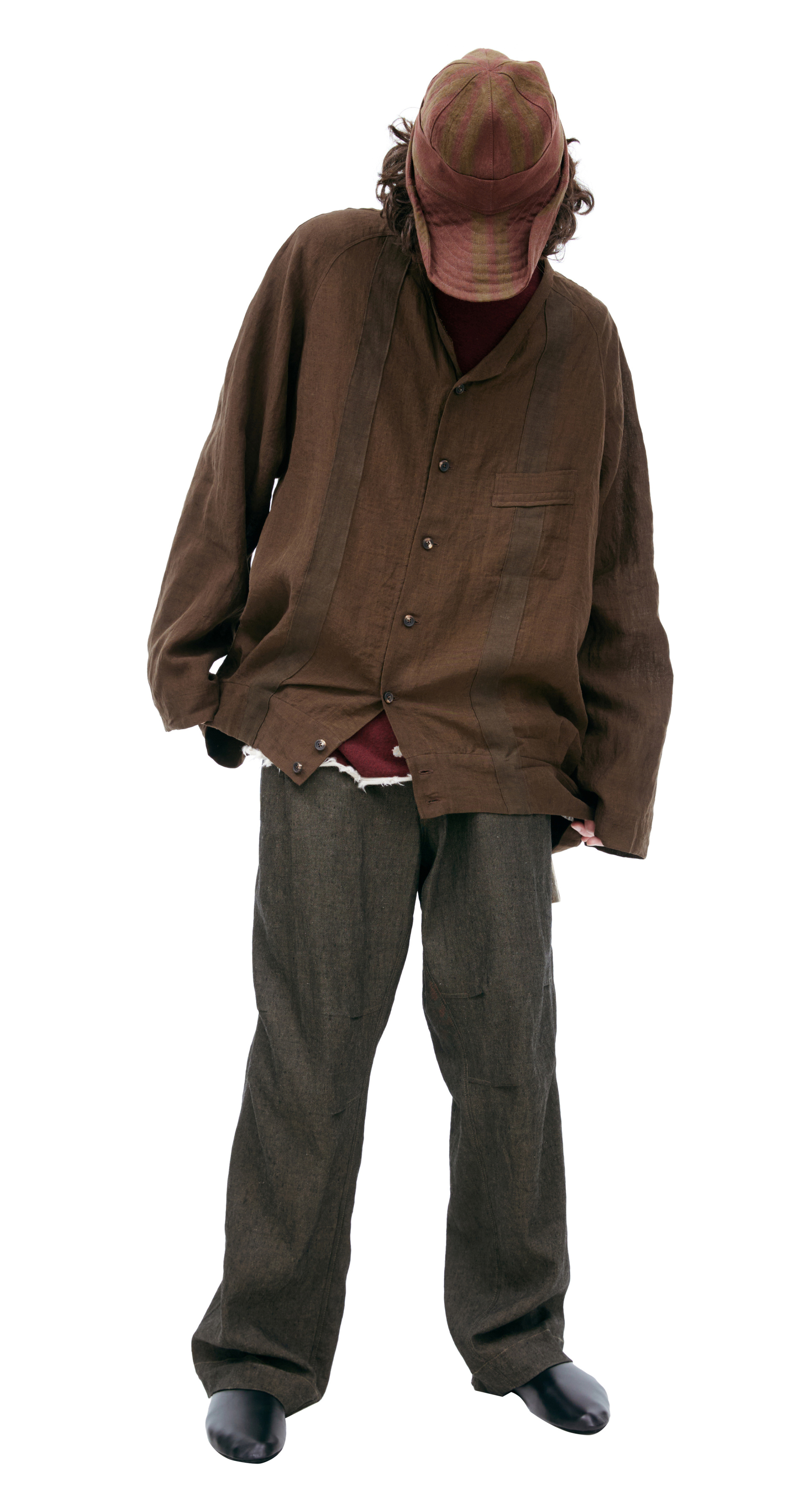 Ziggy Chen Рубашка с накладным карманом