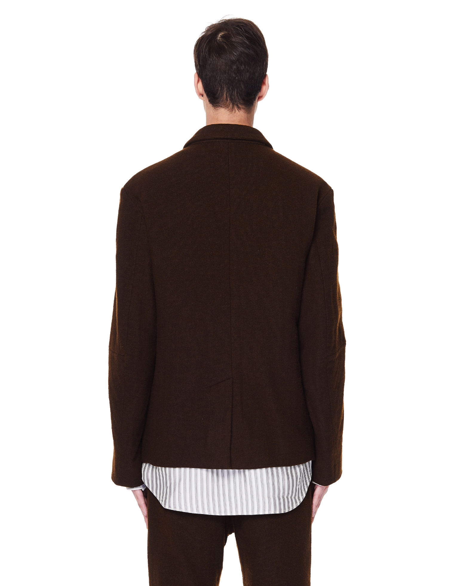 Ann Demeulemeester Пиджак из хлопка и шерсти