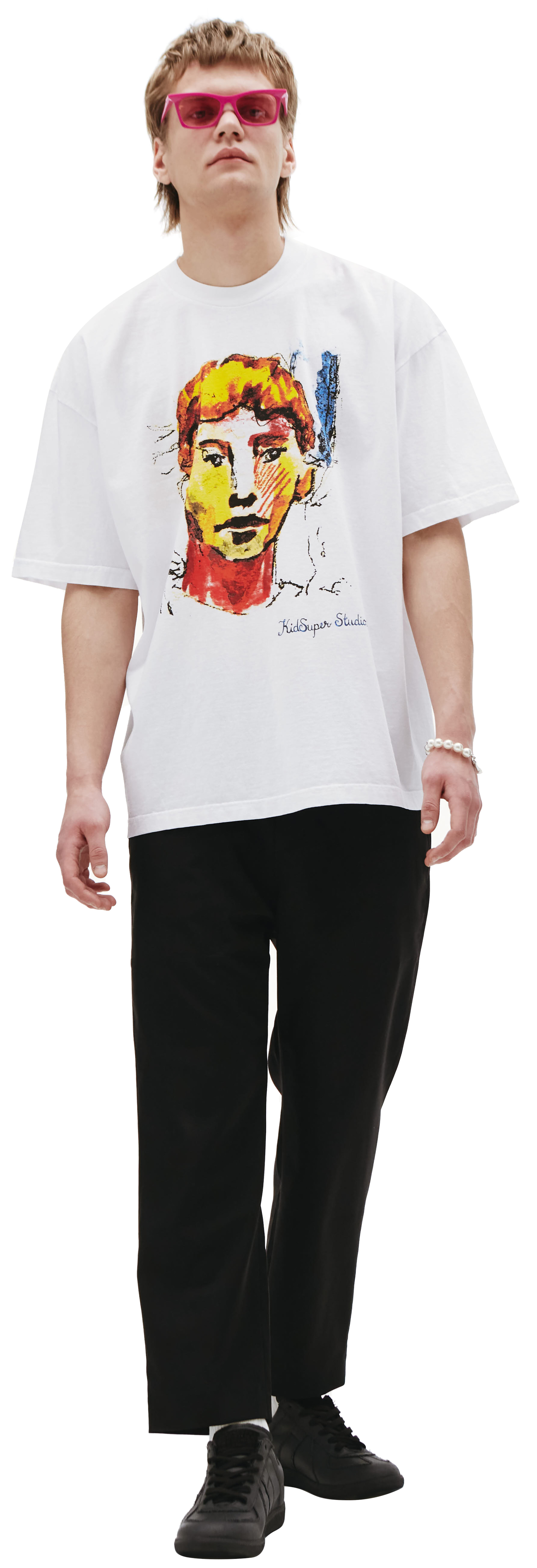 KidSuper Хлопковая футболка с принтом