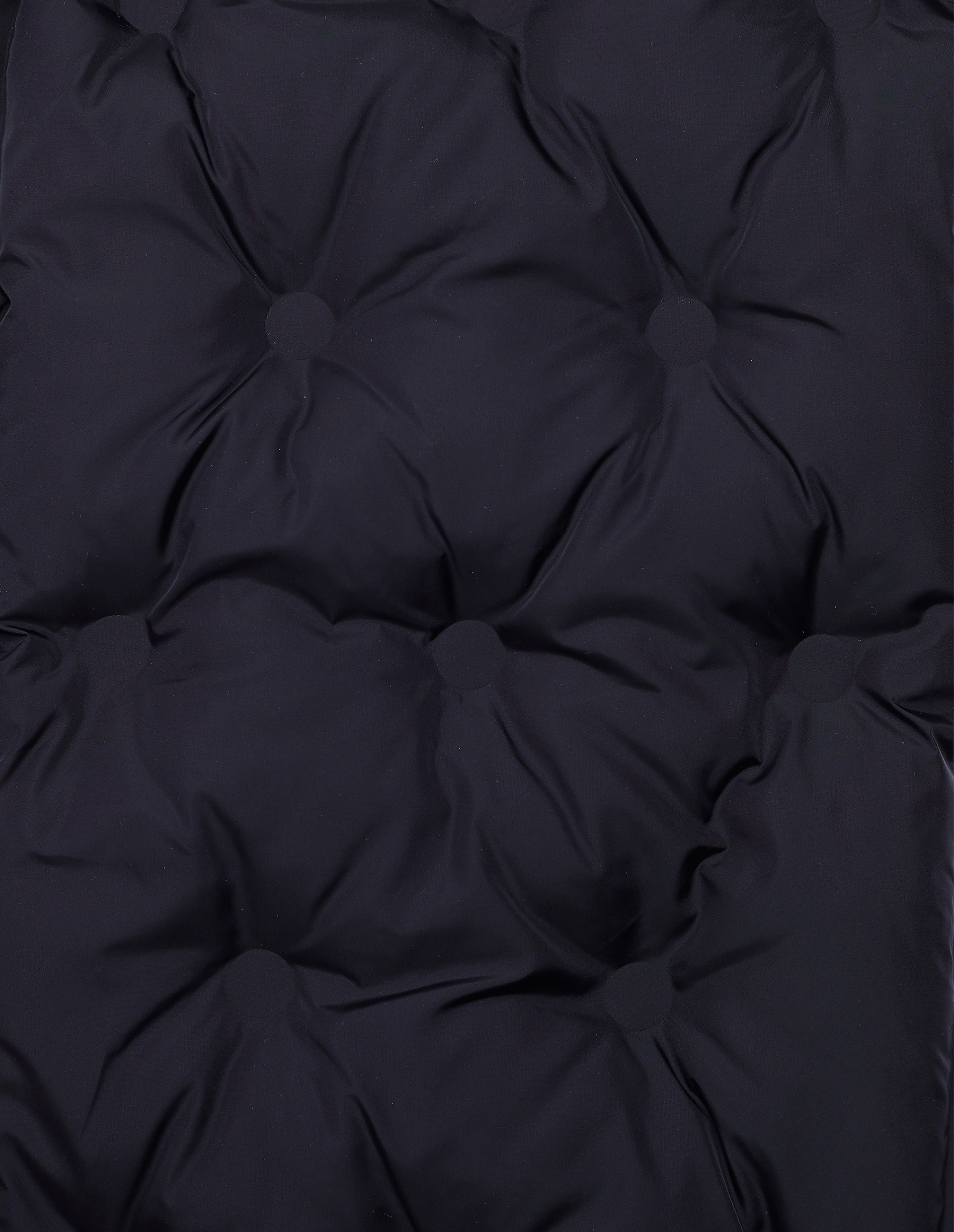 Maison Margiela Черный стеганый шарф Glam Slam