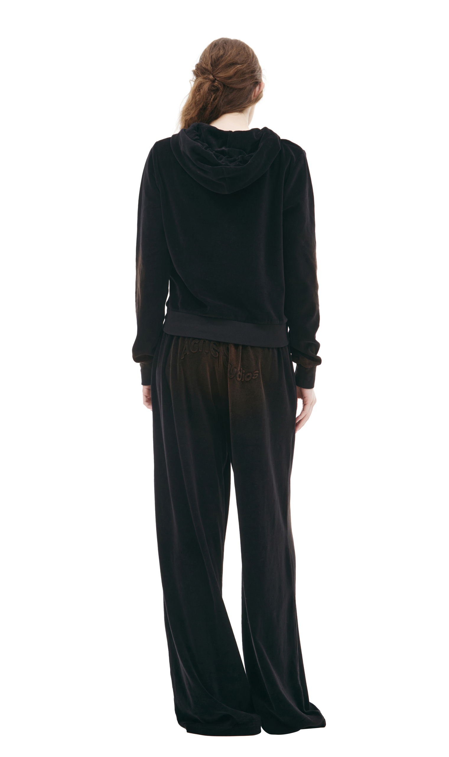 Acne Studios Укороченное худи с логотипом