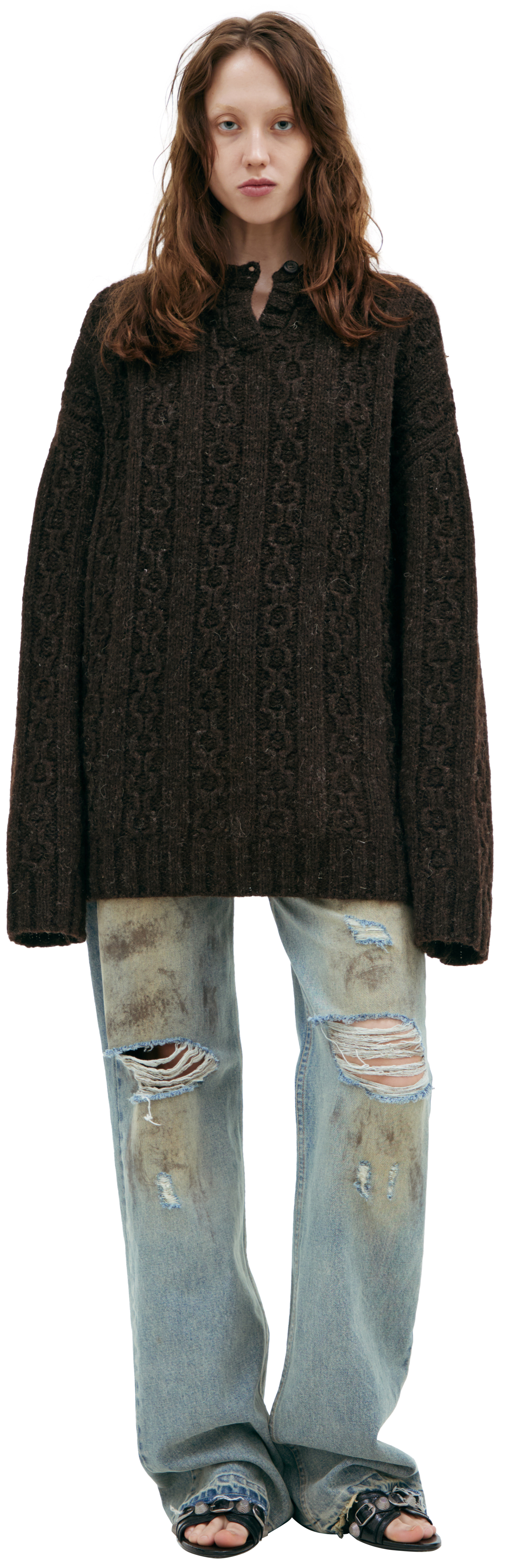 Our Legacy Свитер в крупную вязку