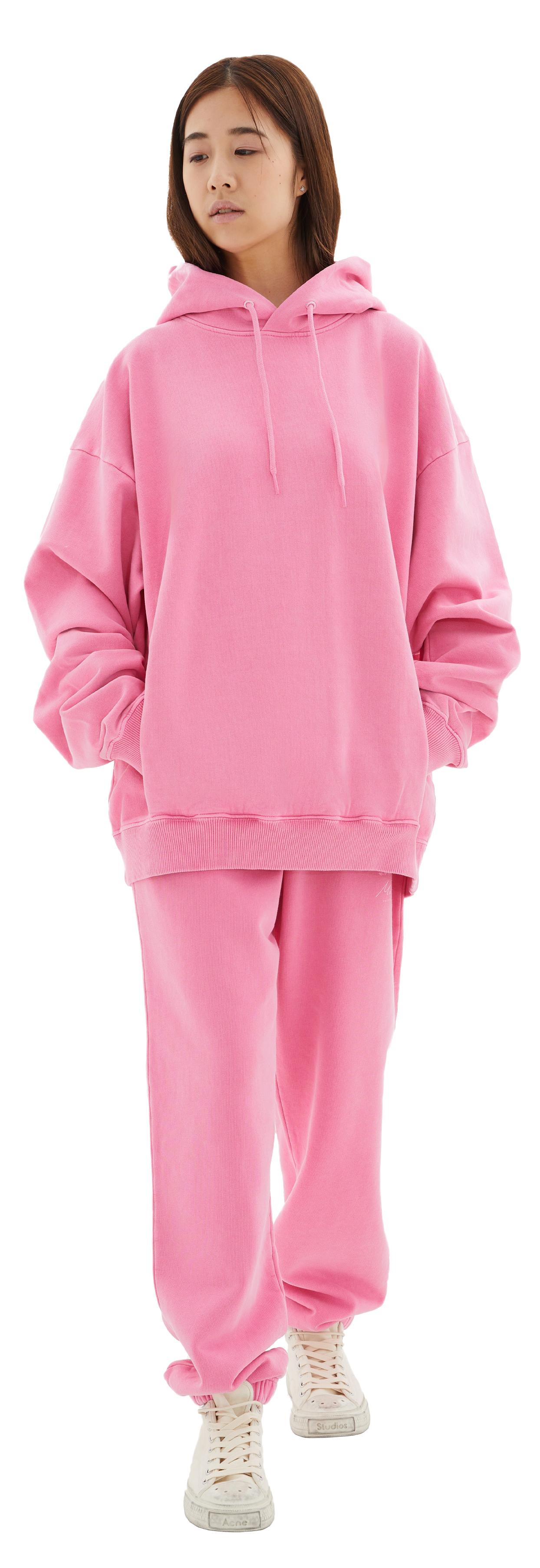 Martine Rose Розовое худи с принтом