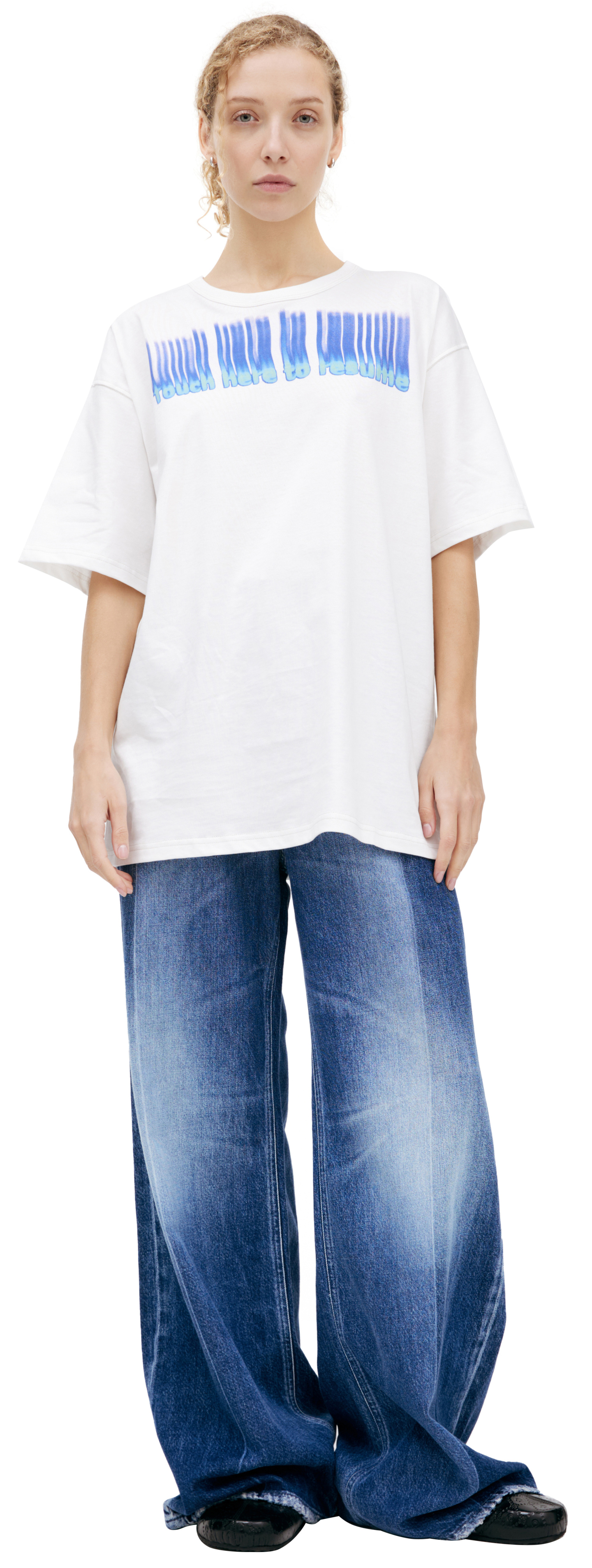 Diesel Футболка \'touch here to resume\'