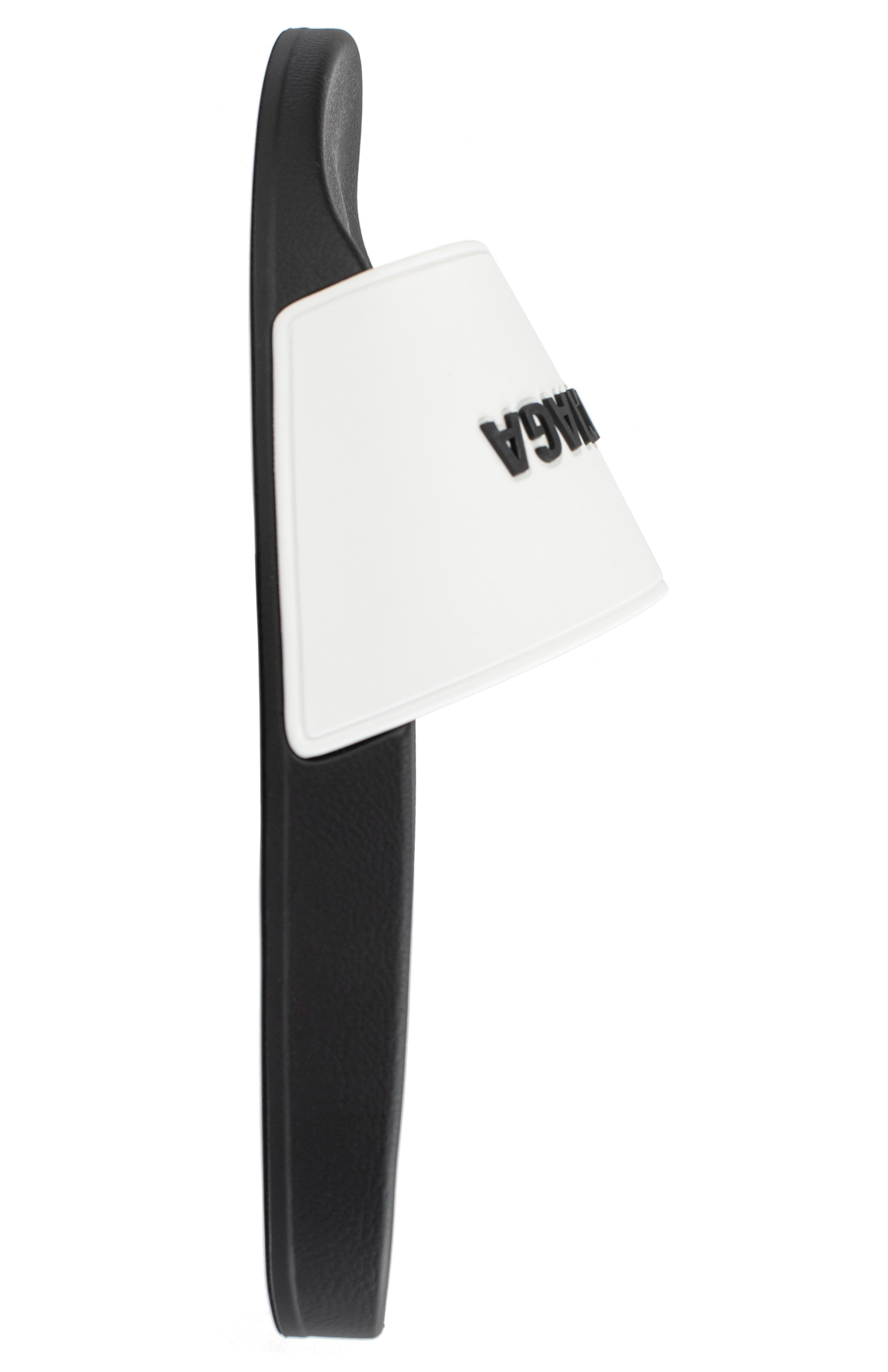 Balenciaga Резиновые шлепанцы Pool с логотипом