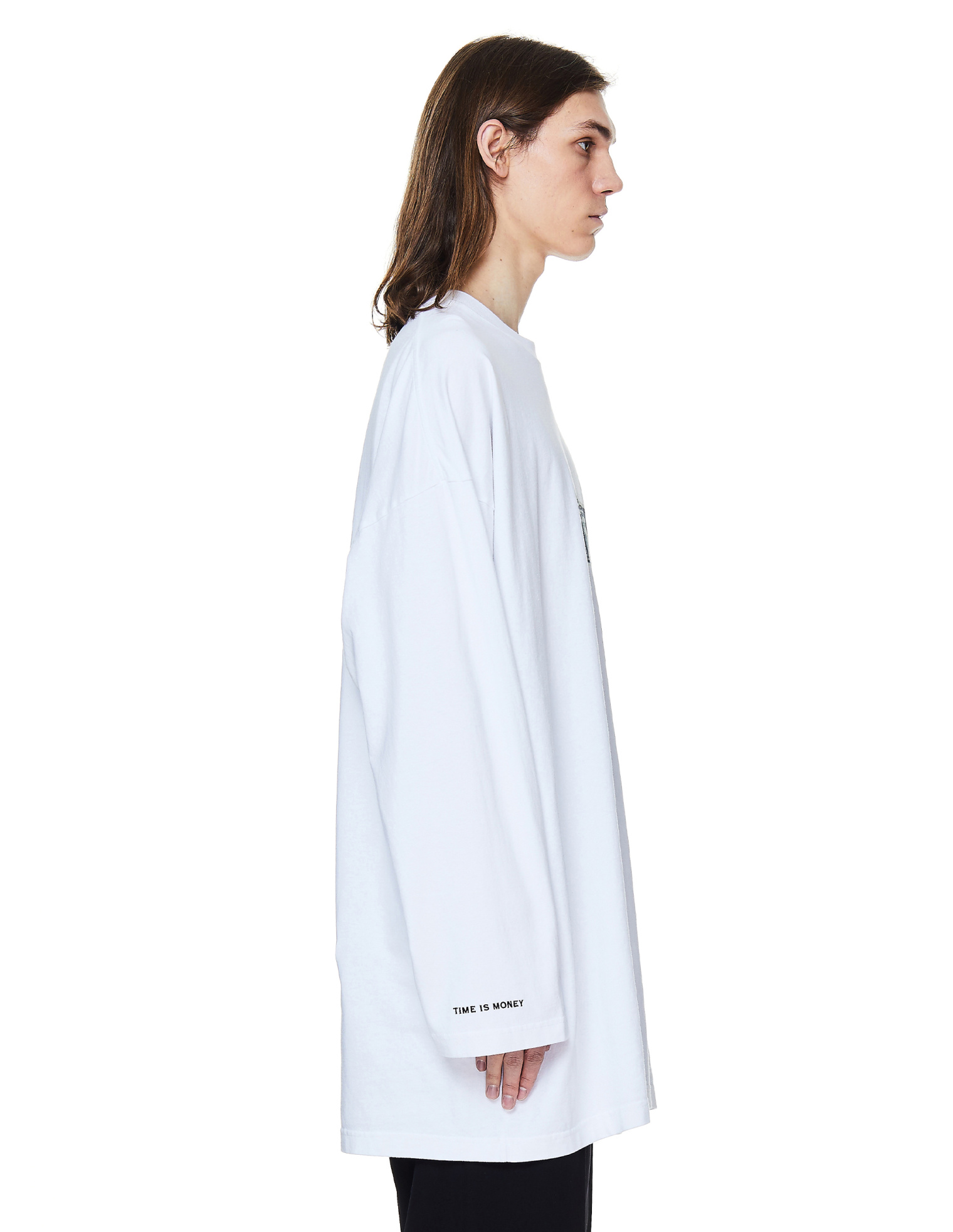 VETEMENTS Хлопковый лонгслив с принтом