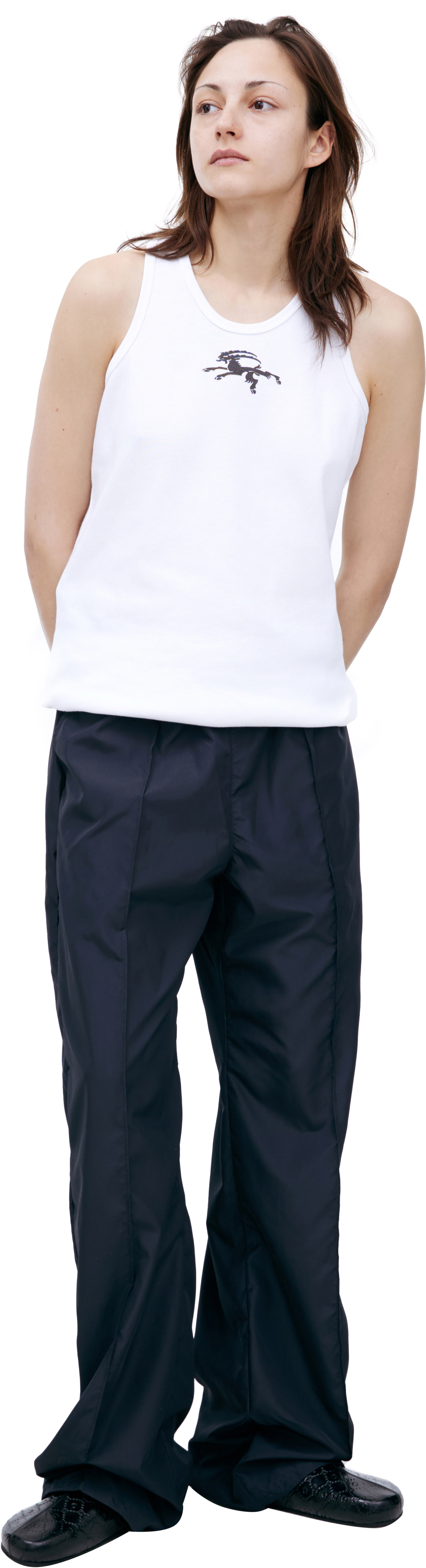 PROTOTYPES Нейлоновые брюки со стрелками