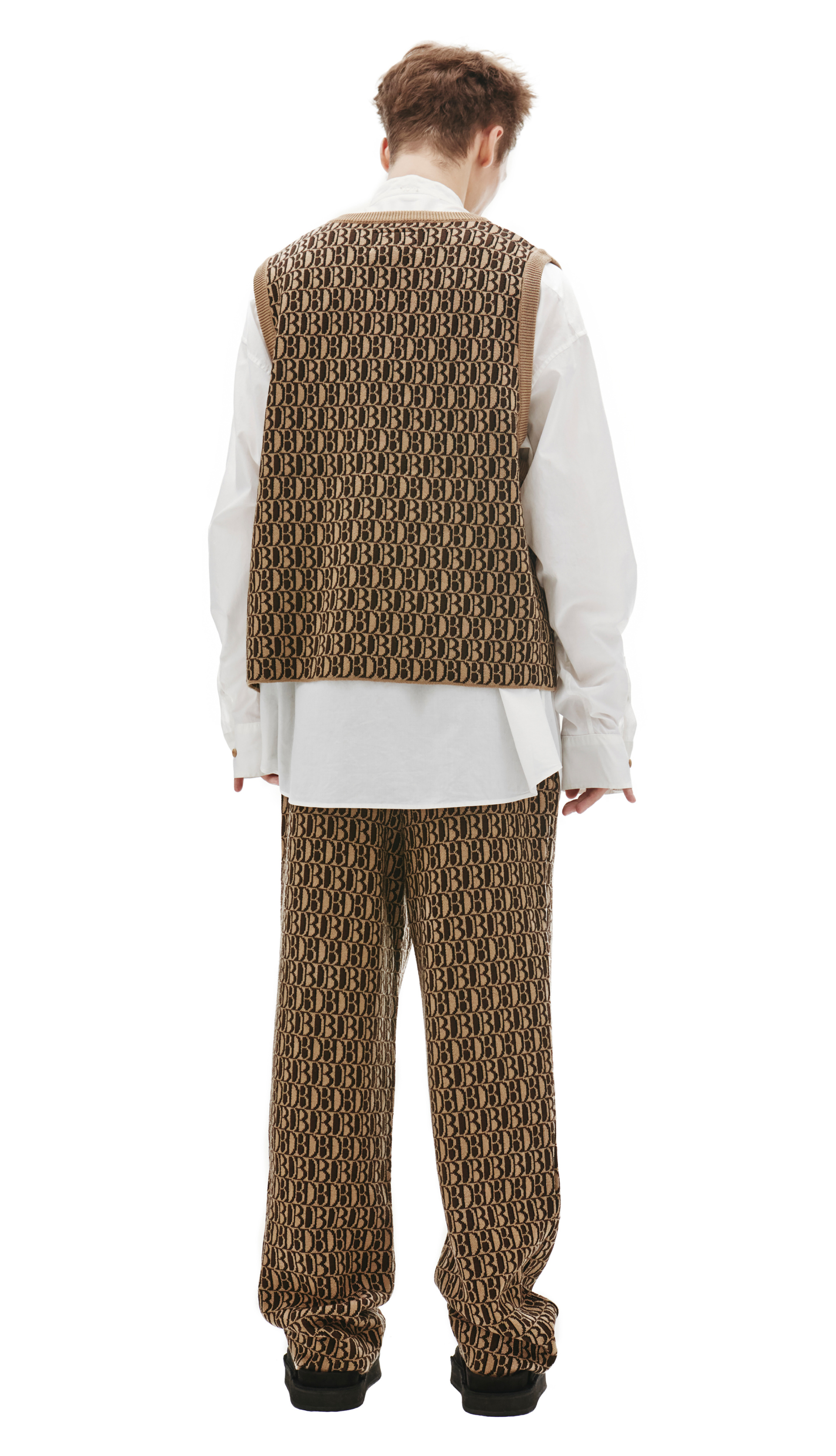 Doublet Шерстяной жилет с монограммой DB