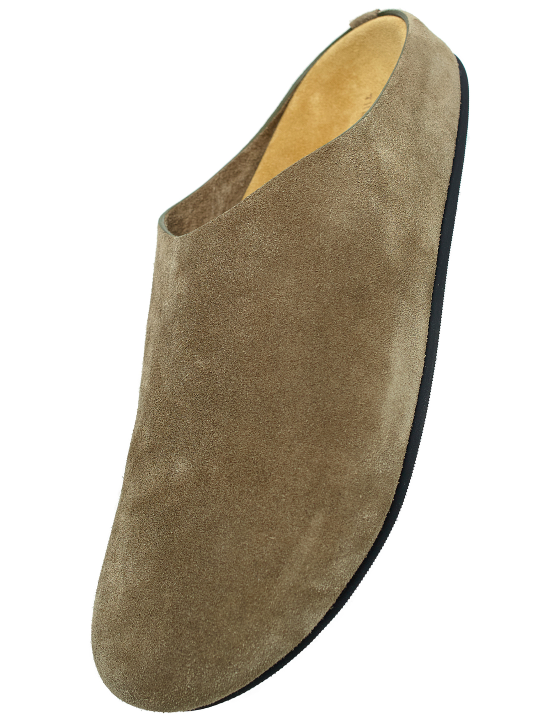 The Row Обувь-F1486-L25 HUGO SLIDE, сандали, закрытый мыс, замша, корич