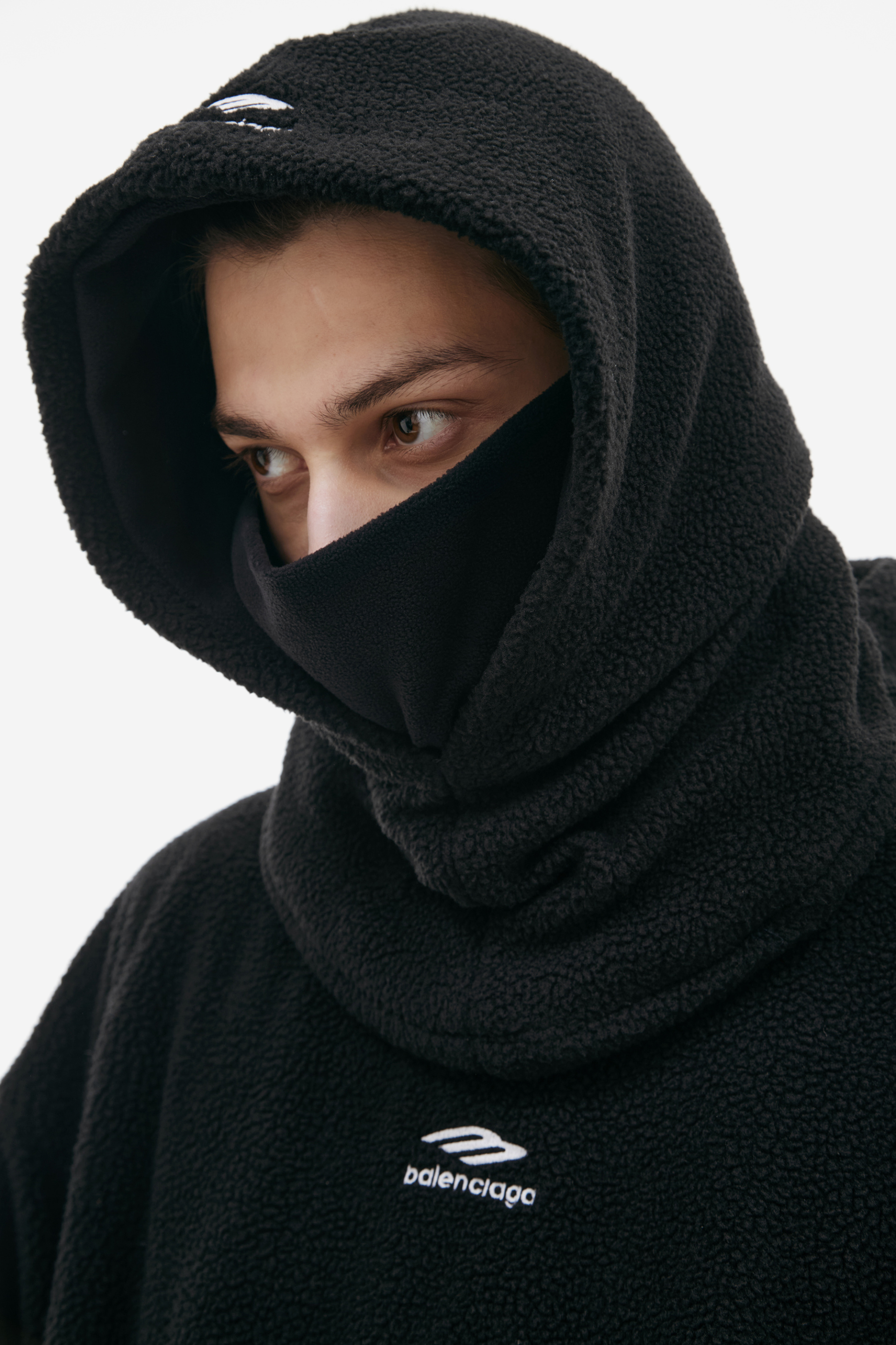 Balenciaga Худи с вышитым логотипом