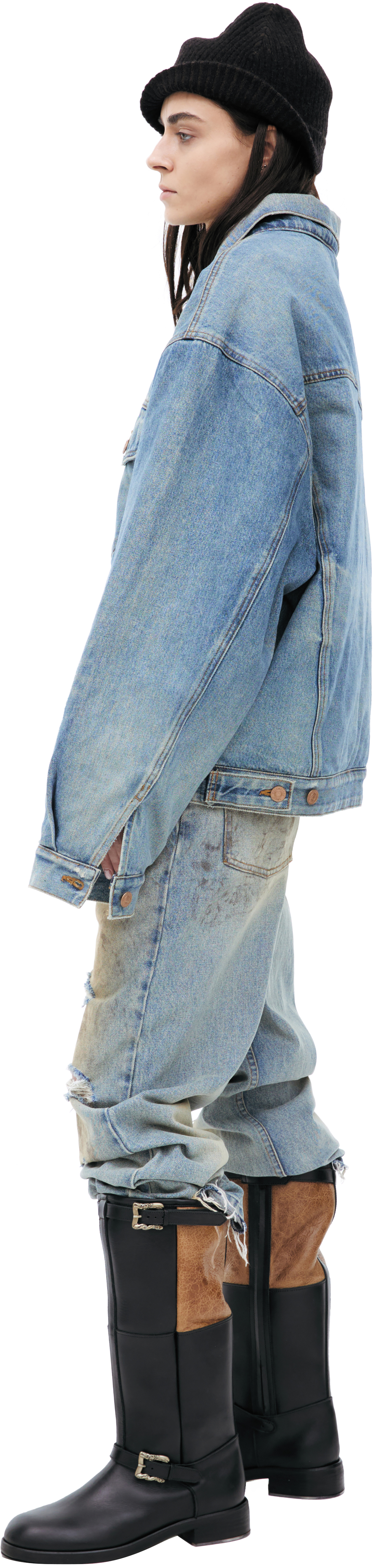 Balenciaga Асимметричная куртка из денима