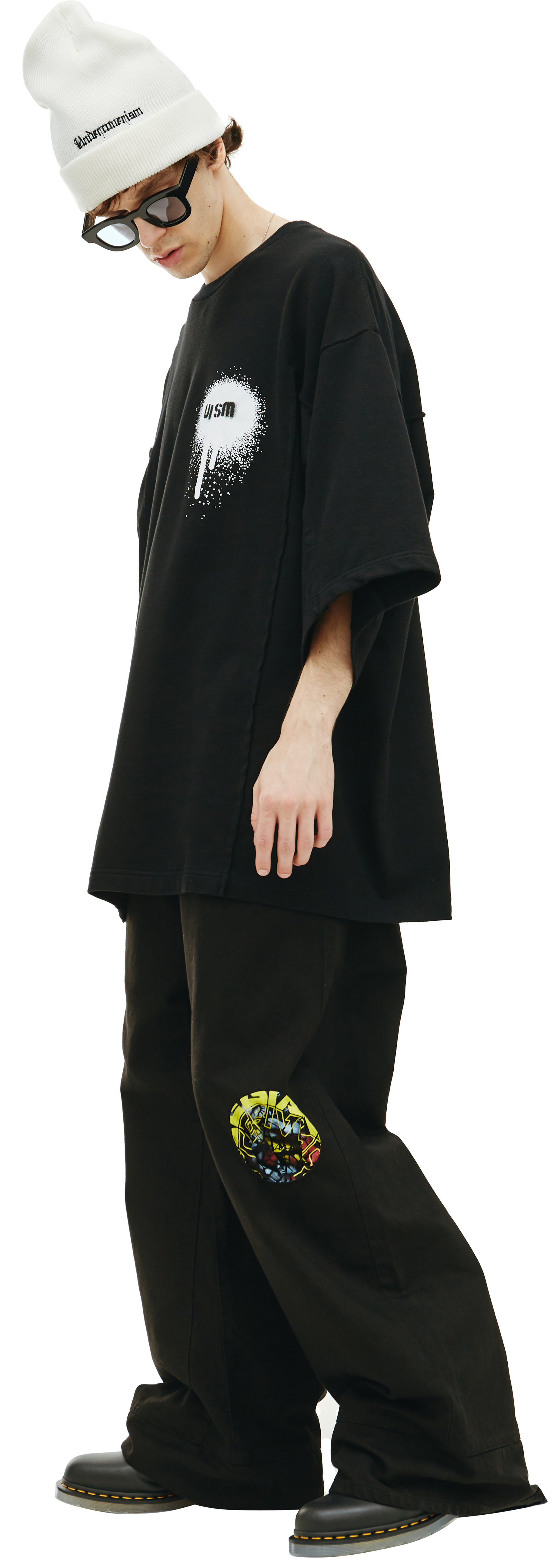 Undercover Оверсайз футболка с принтом