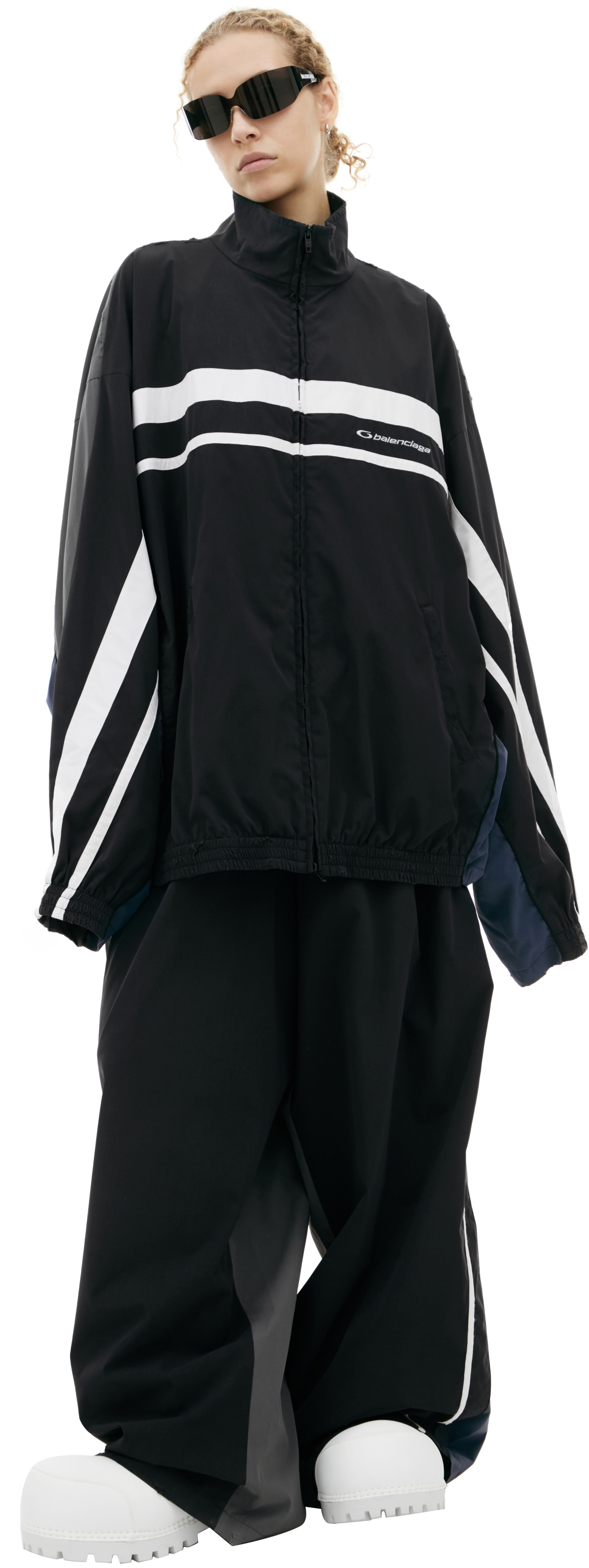 Balenciaga Черная куртка с логотипом