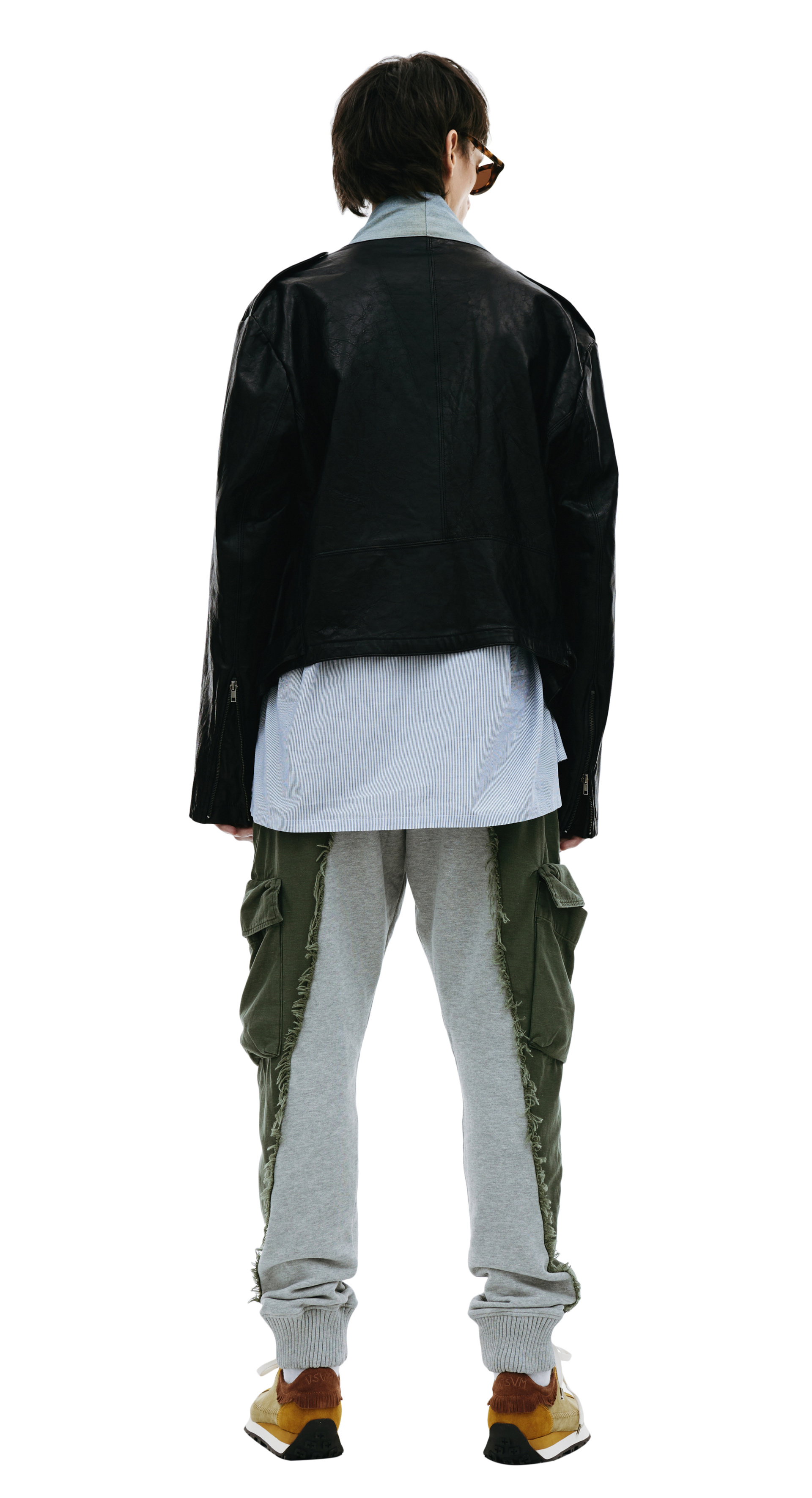 Greg Lauren Комбинированная куртка Brando