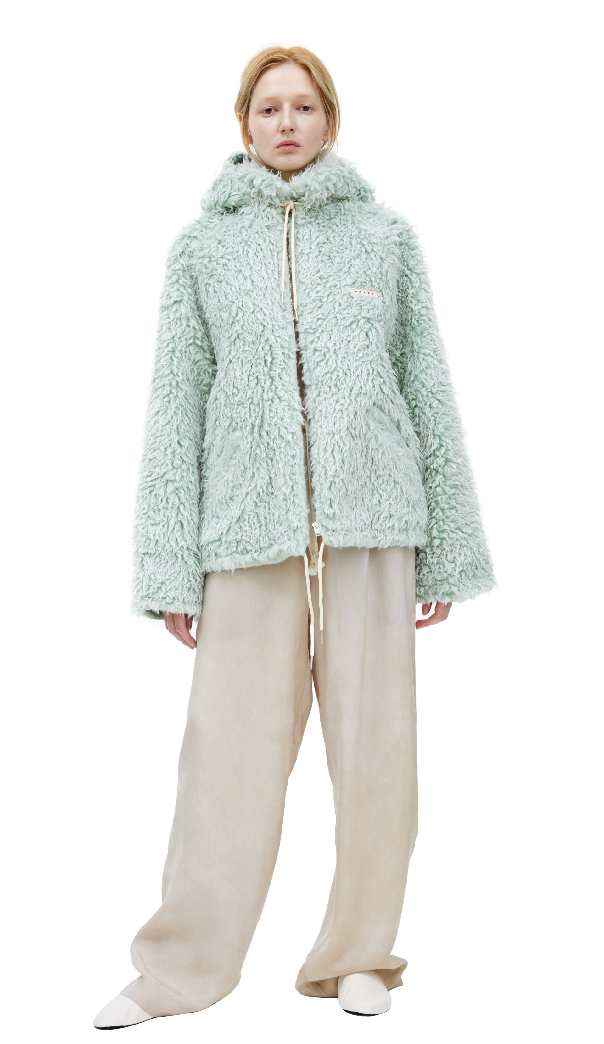 Marni Оверсайз куртка с логотипом