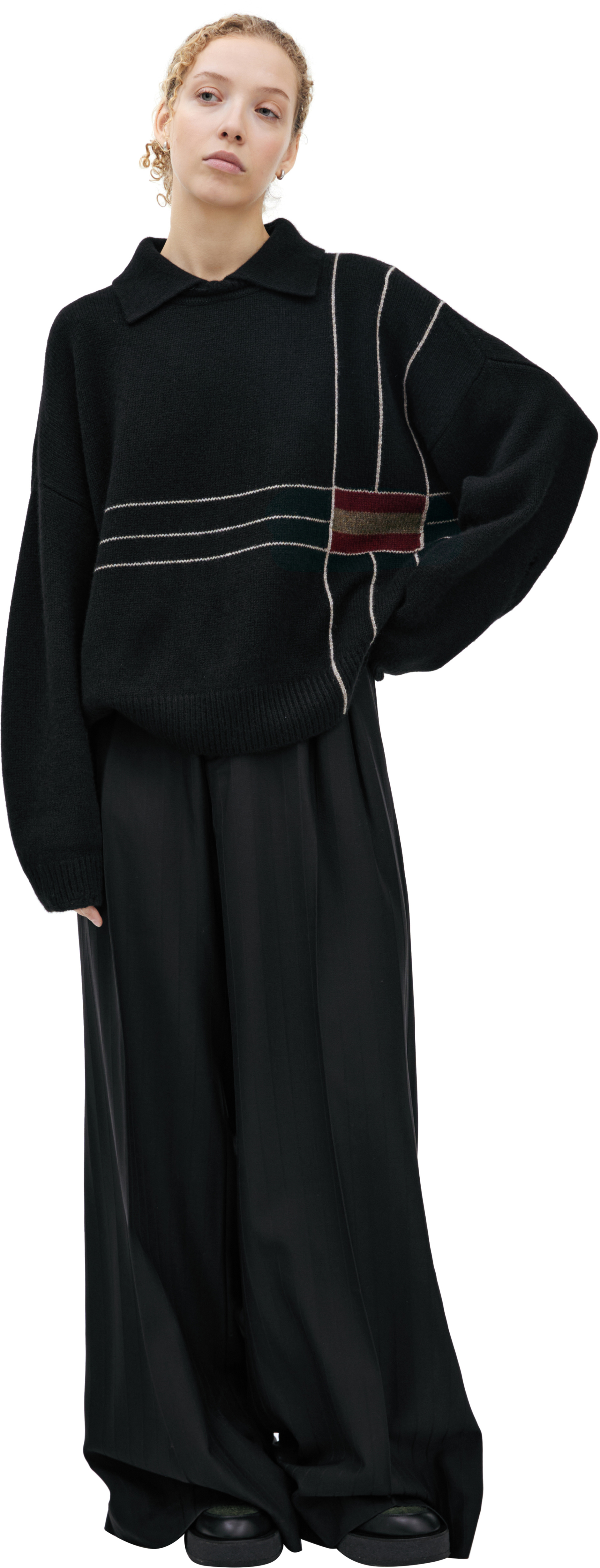 Enfants Riches Déprimés Кашемировый свитер с воротником