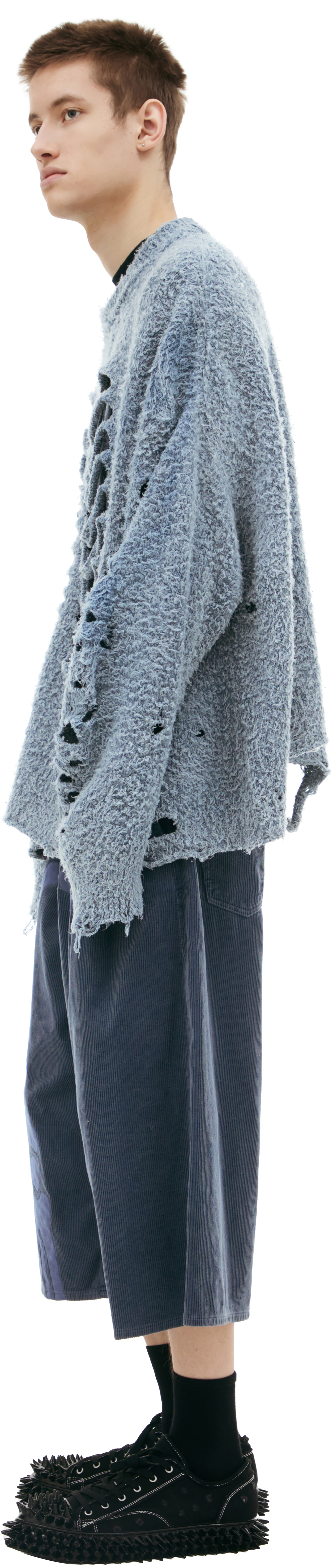 Doublet Голубой свитер \'Ribcage\'