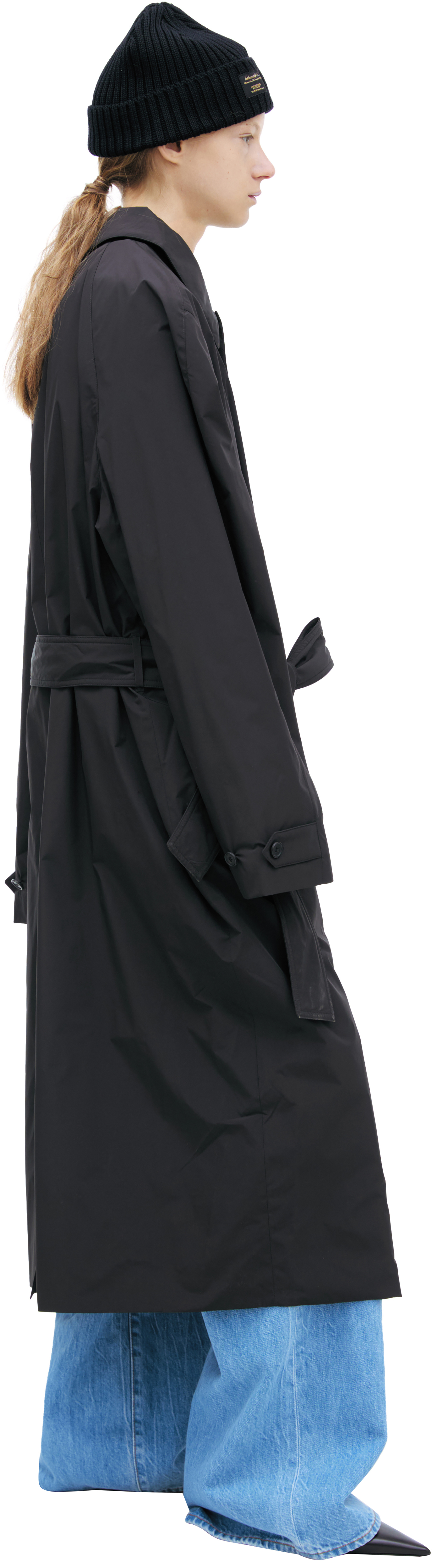 The Row Черное пальто на пуговицах