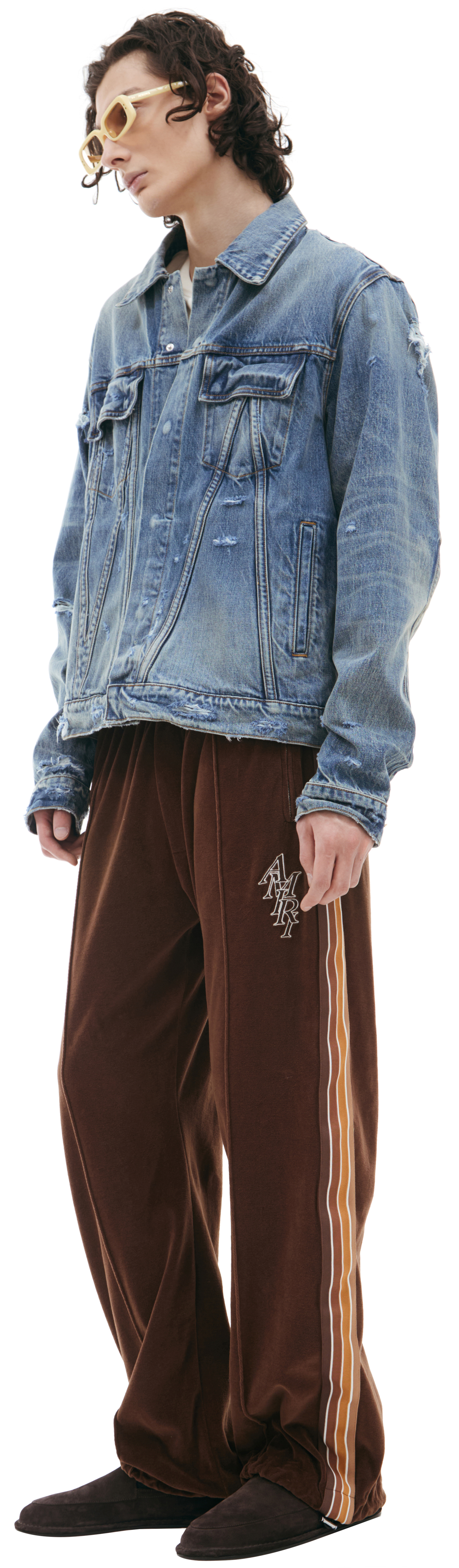 AMIRI Джинсовая куртка на кнопках