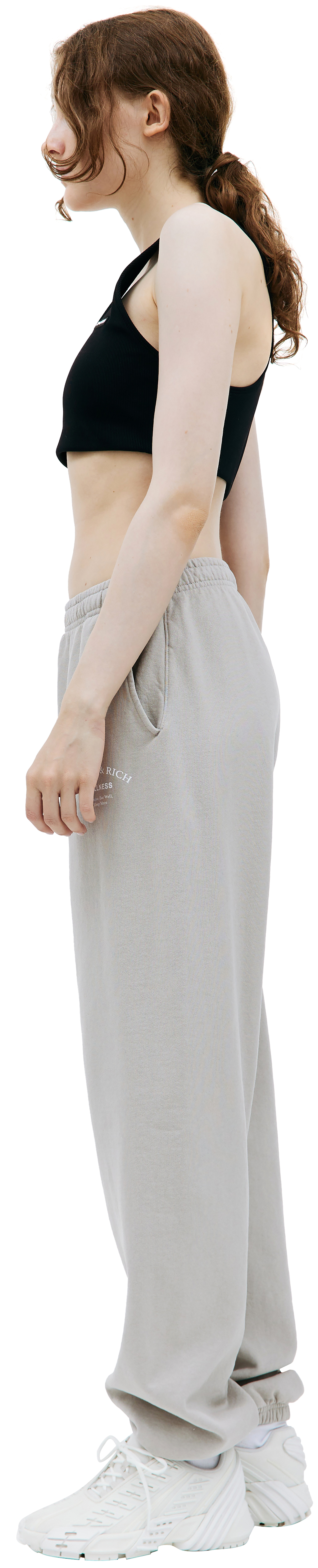 SPORTY & RICH Спортивные брюки с принтом \'Wellness\'