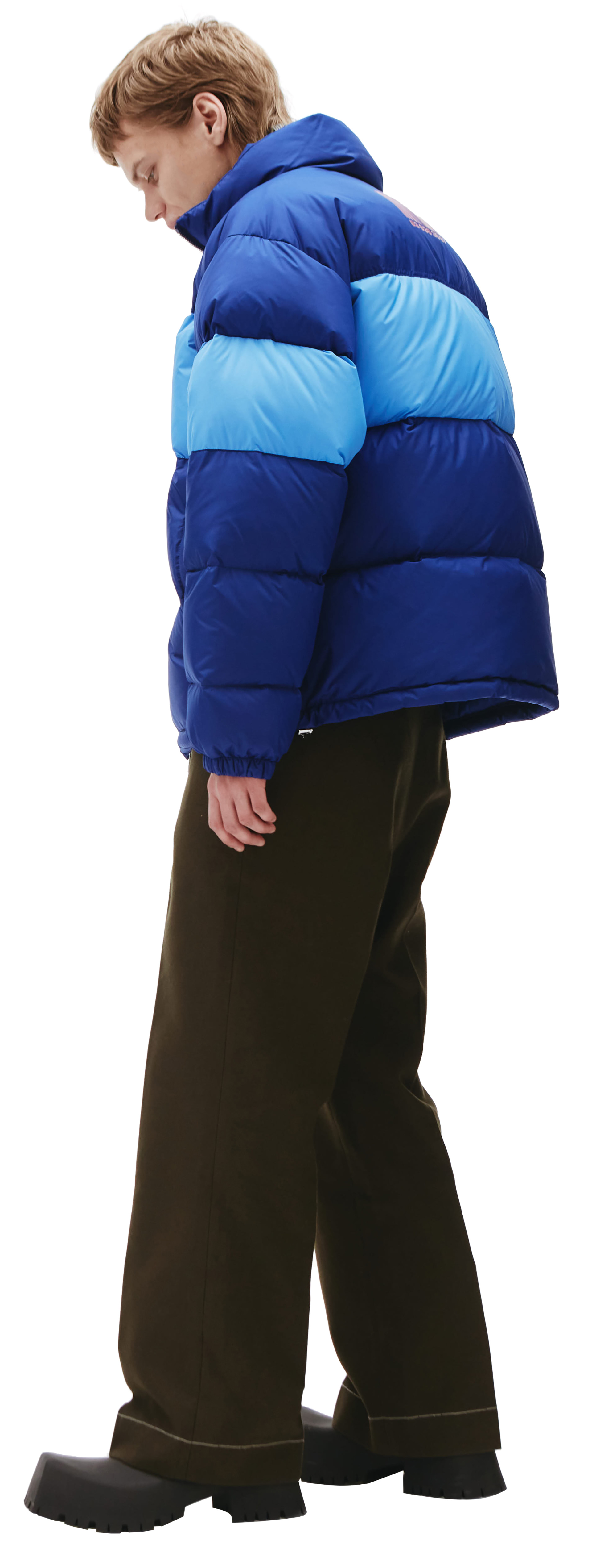 VTMNTS Синий пуховик с логотипом