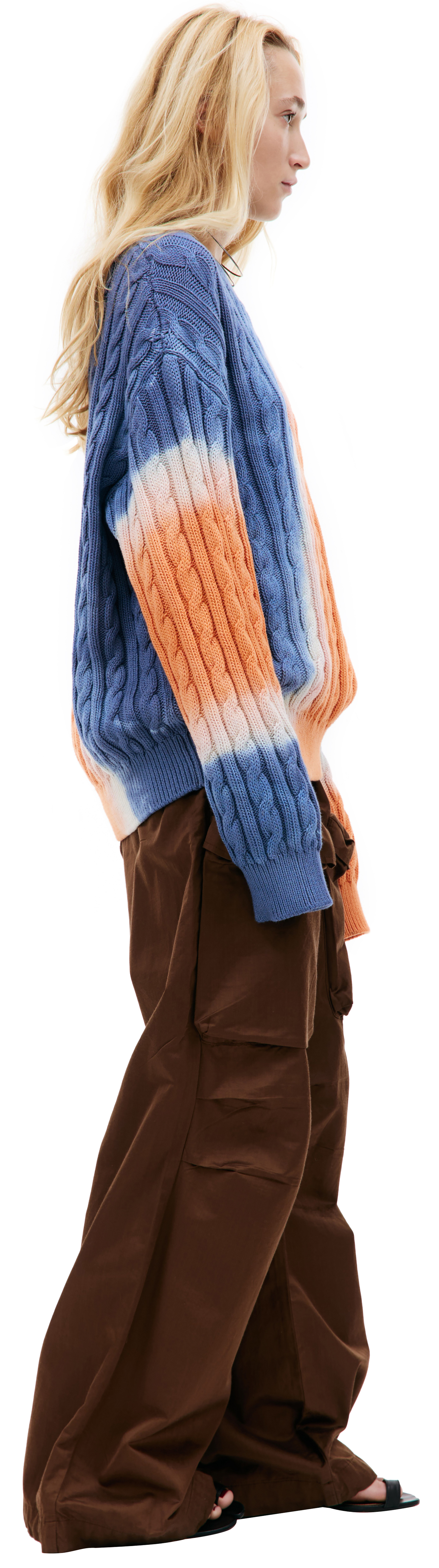 Diesel Вязаный свитер K-Janci с тай-дай эффектом