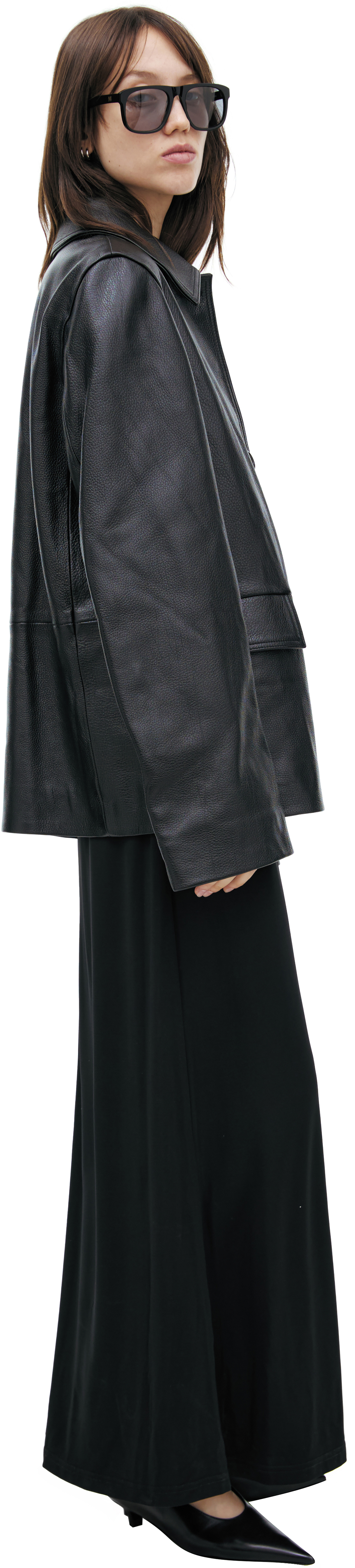 TOTEME Кожаная куртка на пуговицах