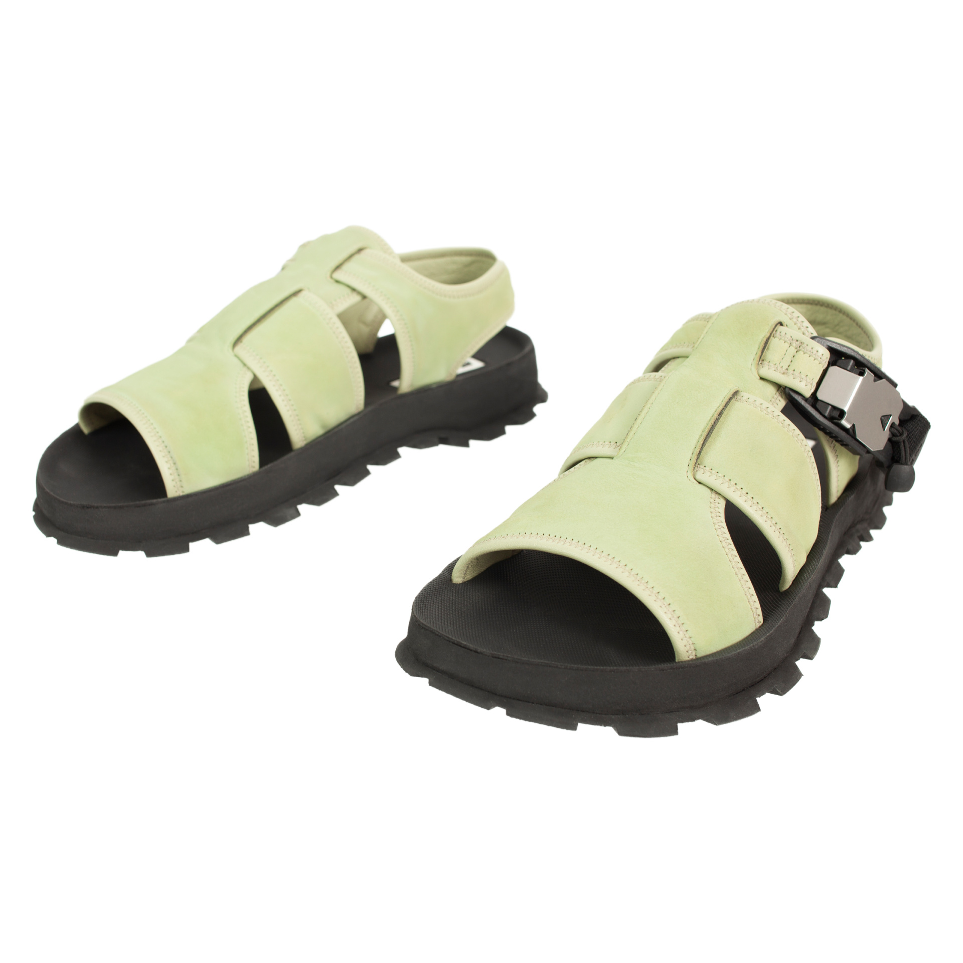 Jil Sander Замшевые сандалии с магнитной застежкой