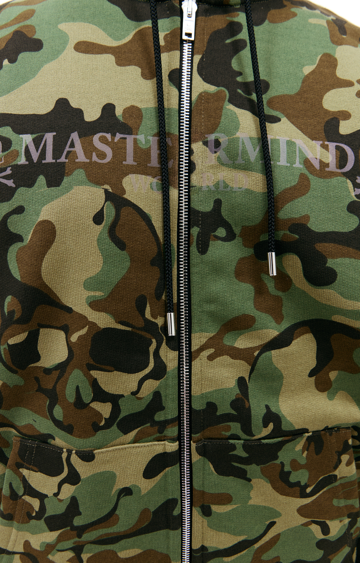 Mastermind WORLD Камуфляжное худи на молнии