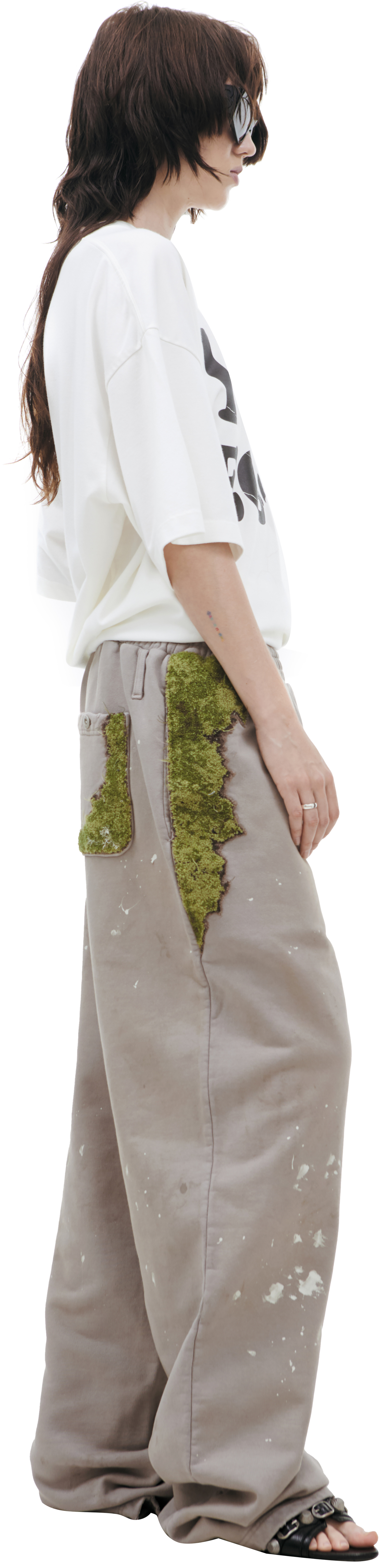 Doublet Брюки MOSS-GROWN EMBROIDERY