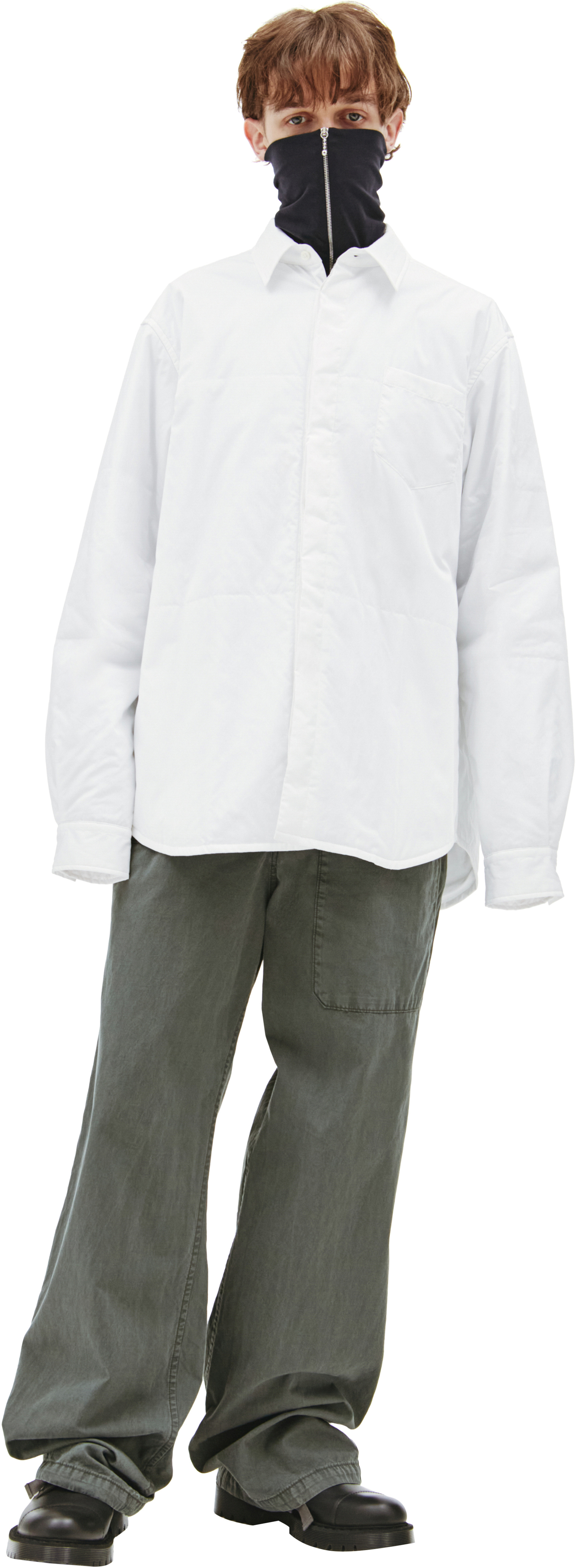 Undercover Белая рубашка с подкладкой