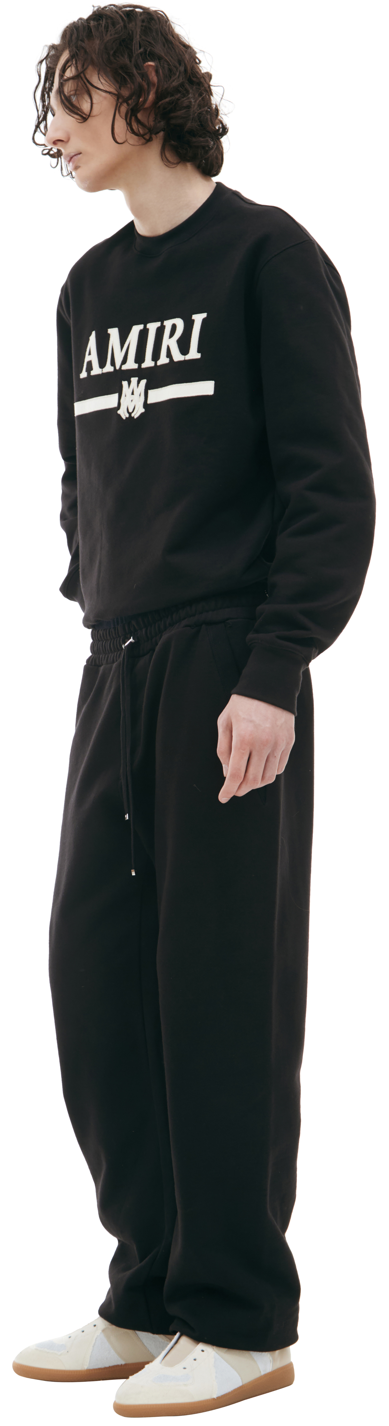 AMIRI Черные брюки с логотипом