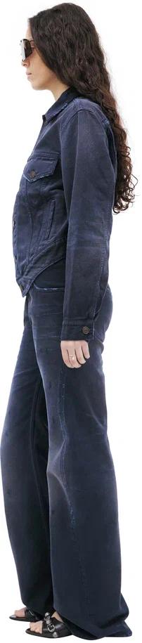 Balenciaga Джинсовая куртка CURVED WAISTBAND
